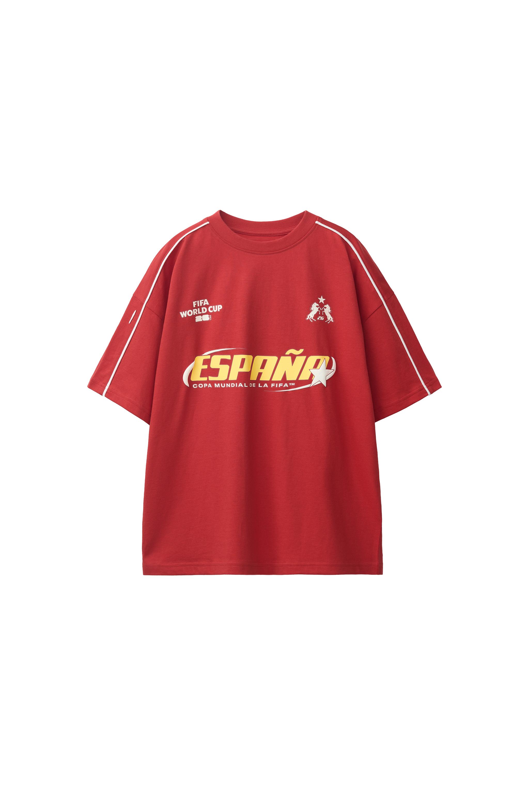 Футболка с принтом FIFA WORLD CUP ™ 2026 SPAIN — ZARA