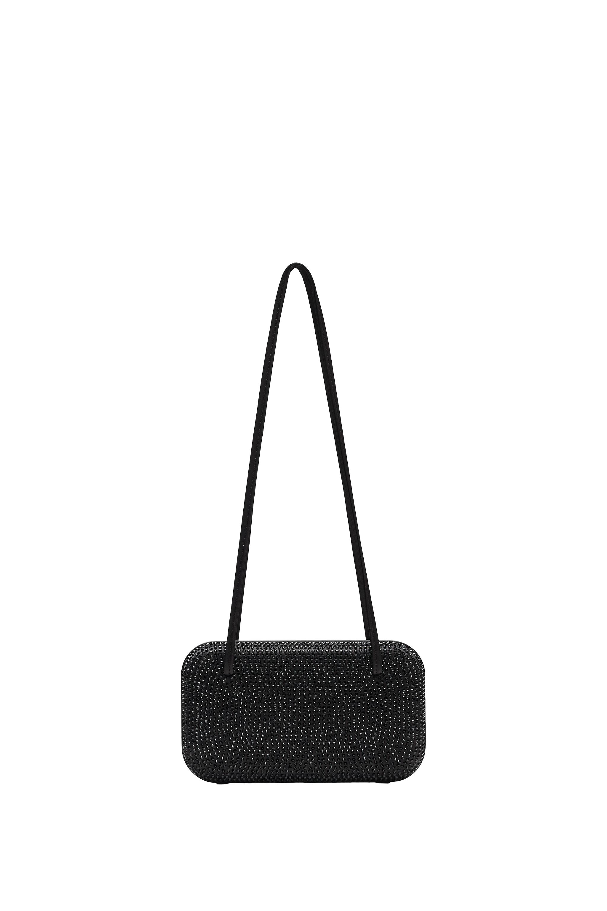 Сумка через плечо со стразами — ZARA