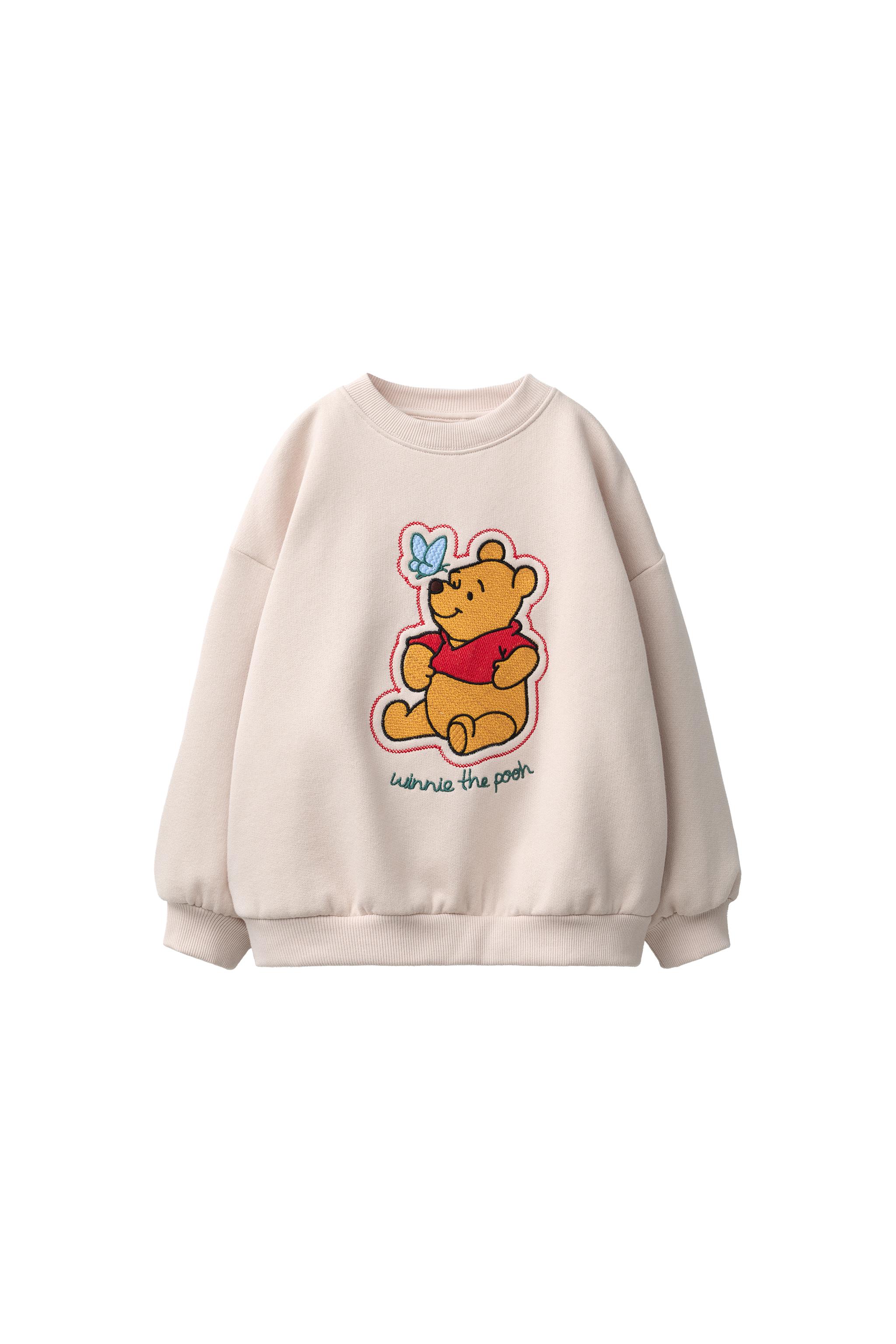 WINNIE THE POOH © DISNEY EMBROIDERED SWEATSHIRT — ZARA