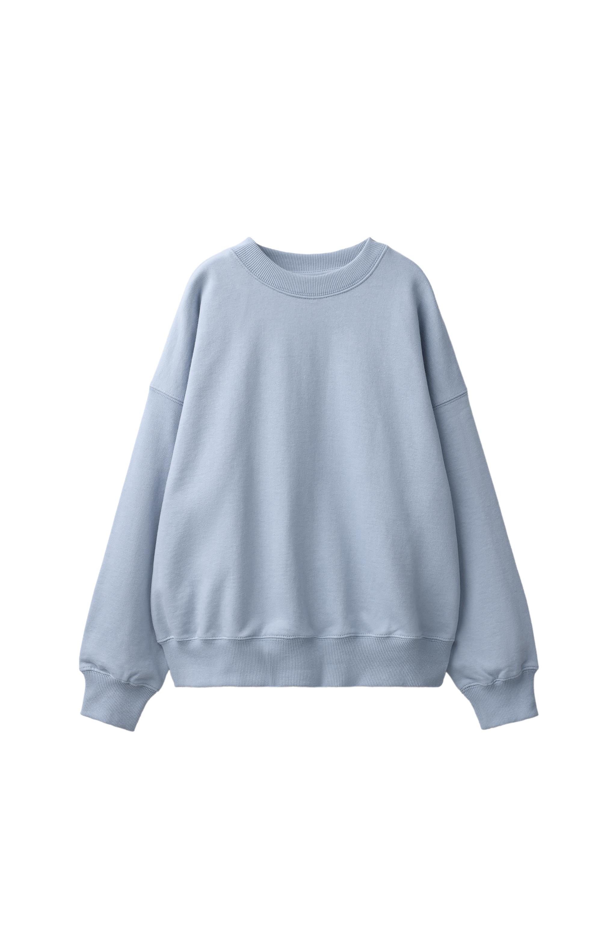 Плотный однотонный свитшот — ZARA
