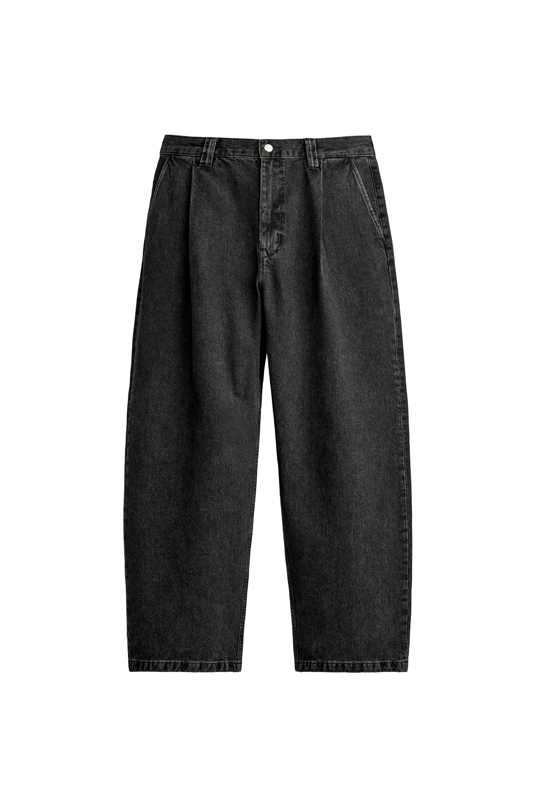 Брюки-чинос свободного кроя в складку — ZARA