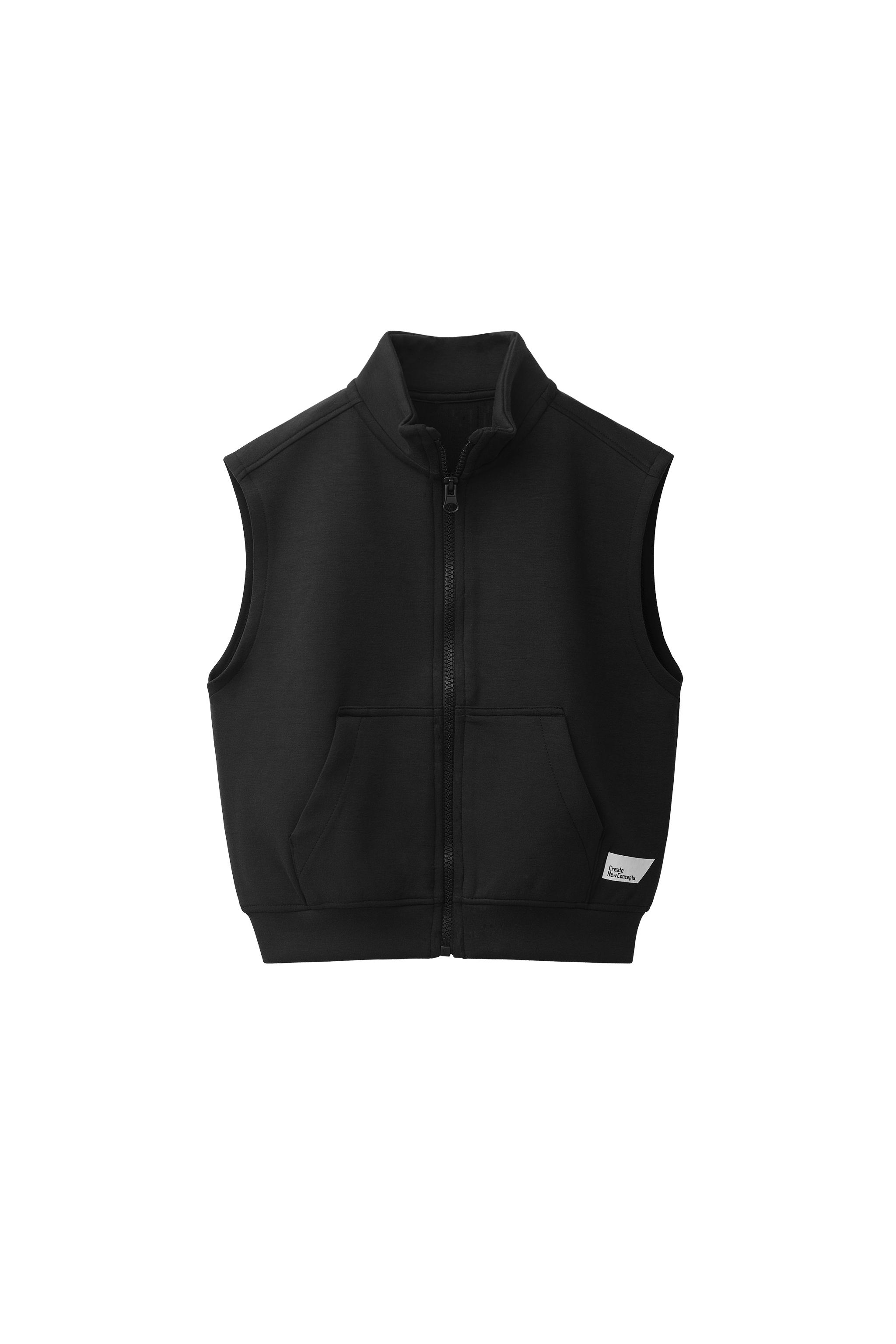ЖИЛЕТ ИЗ ИНТЕРЛОКА С ЭТИКЕТКОЙ — ZARA