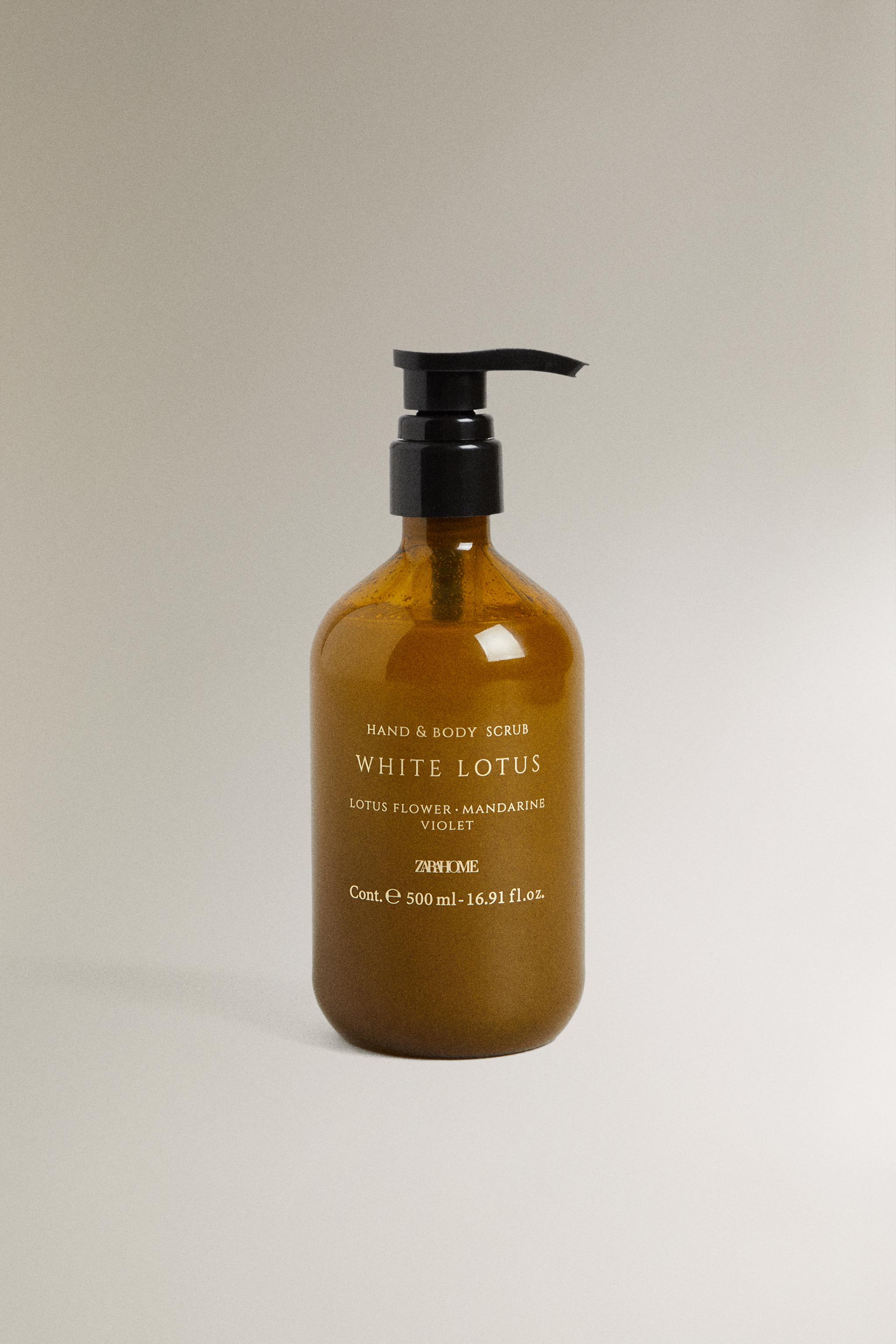 СКРАБ ДЛЯ РУК И ТЕЛА WHITE LOTUS (500 МЛ) — ZARA