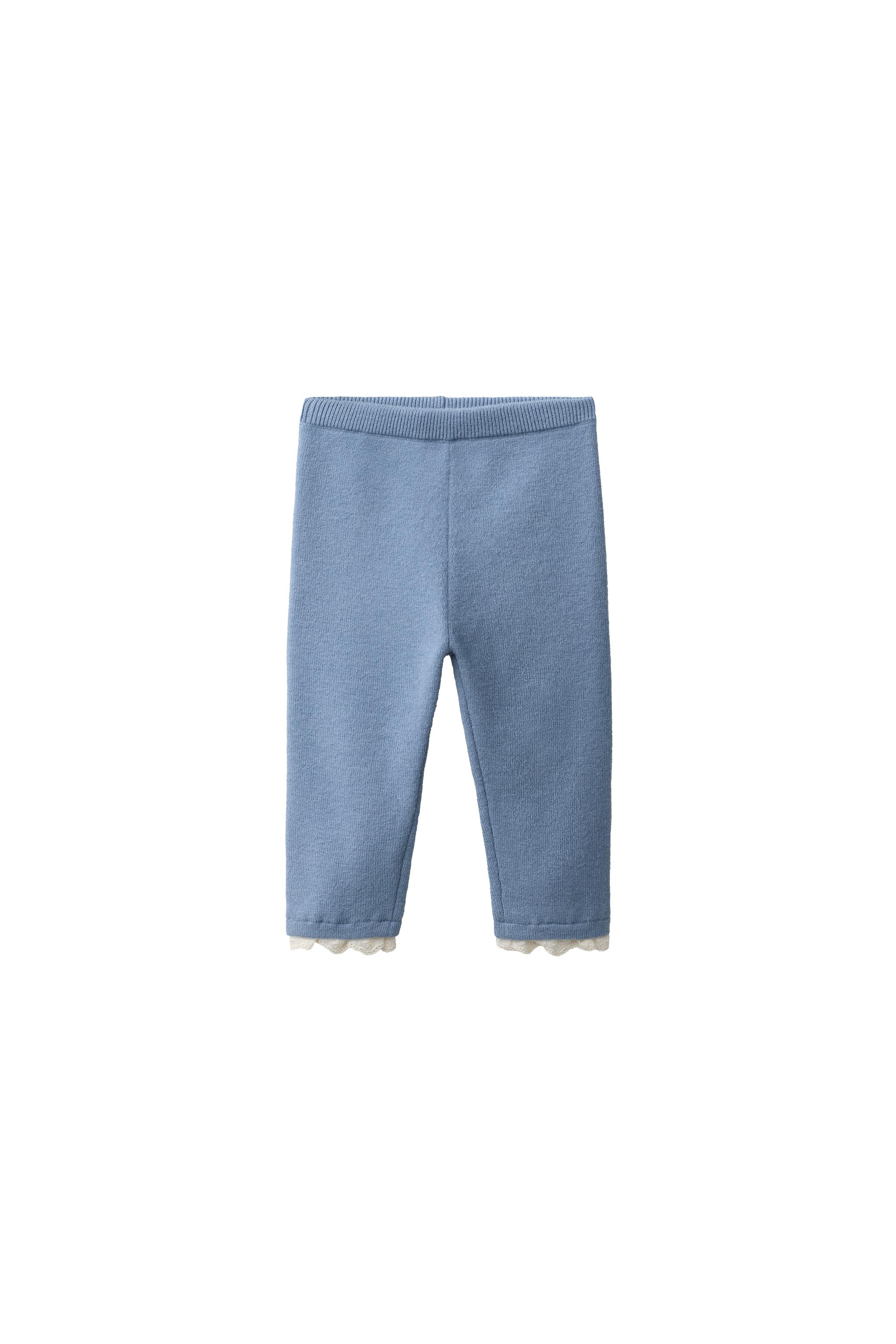 Леггинсы с кружевной отделкой — ZARA