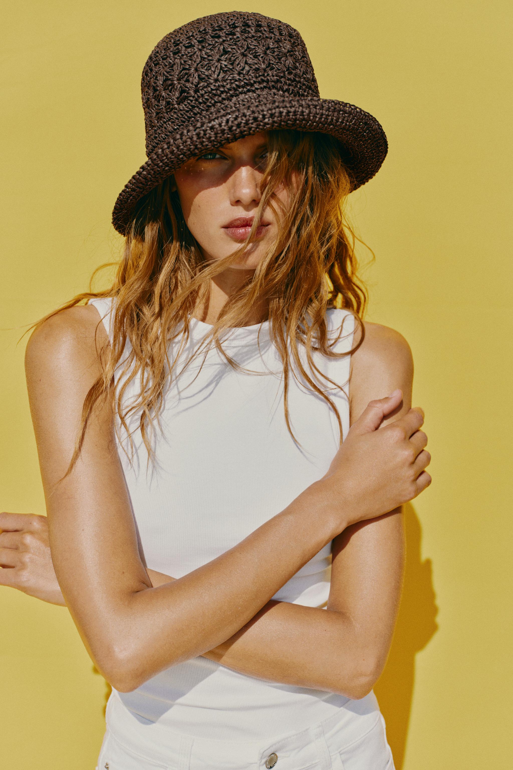Панама из ткани — ZARA