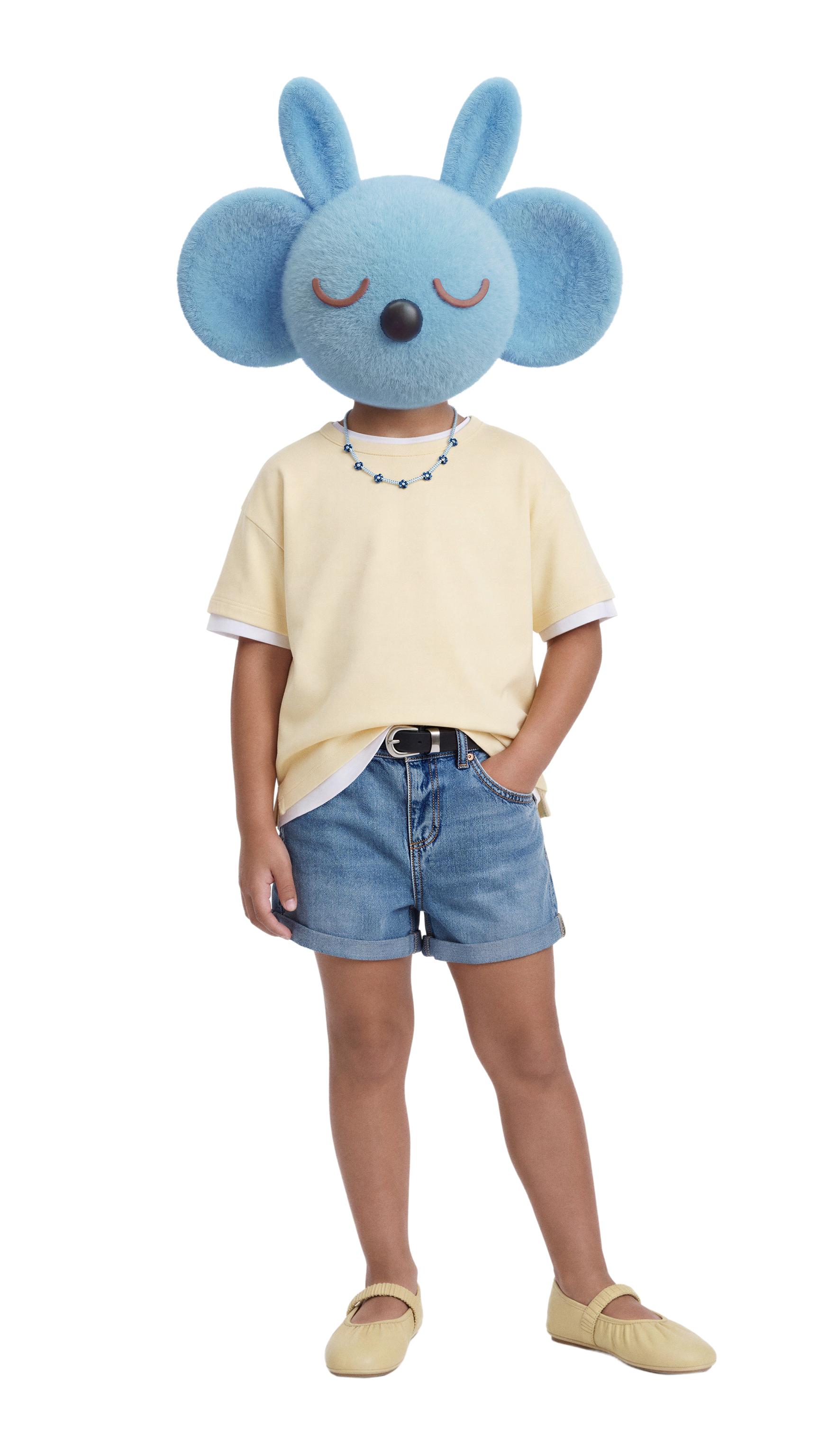 Джинсовые бермуды MOM FIT — ZARA