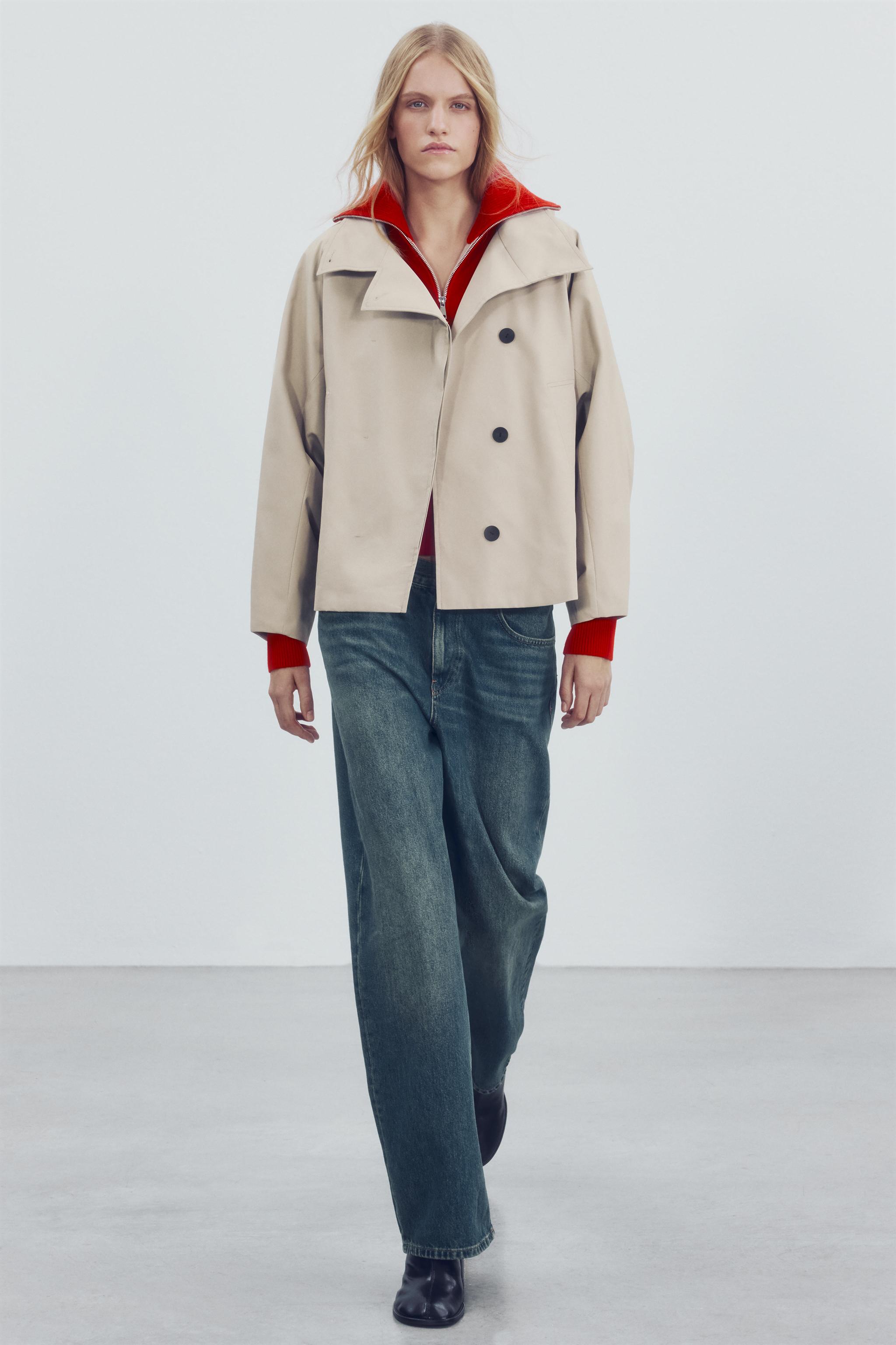 КОРОТКАЯ ПАРКА WATER REPELLENT — ZW COLLECTION — ZARA