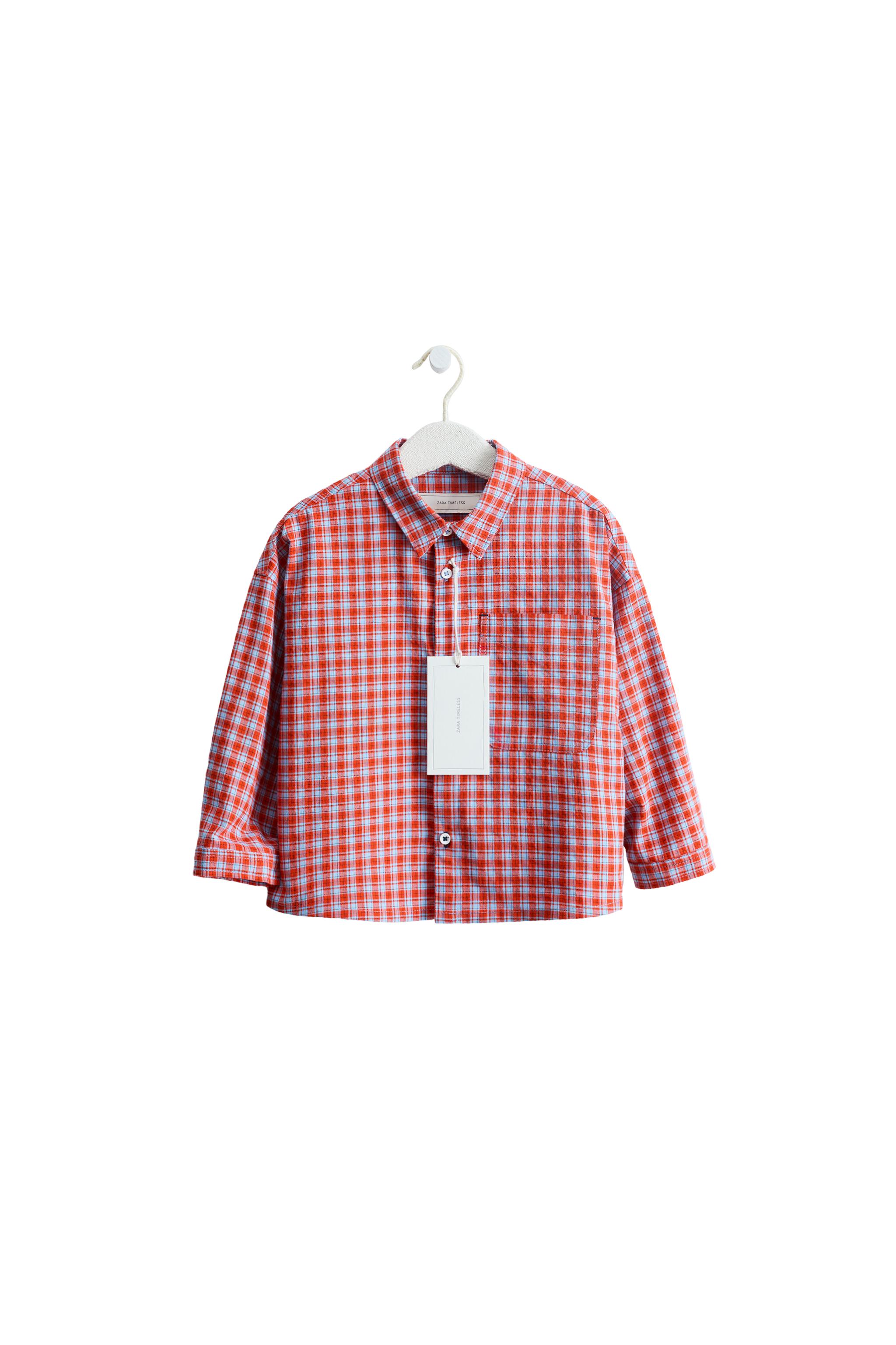 ZARA TIMELESS - РУБАШКА В КЛЕТКУ — ZARA