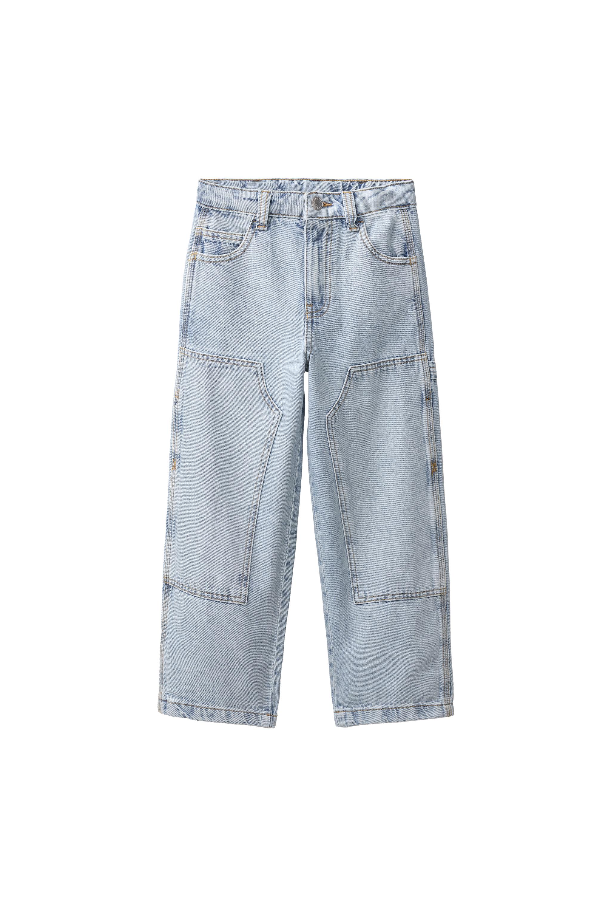 Джинсы свободного кроя в стиле карго — ZARA