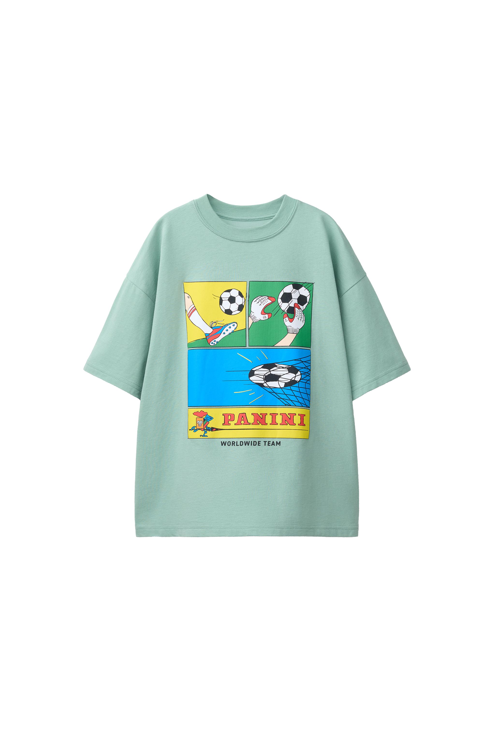 Футболка с принтом PANINI © — ZARA