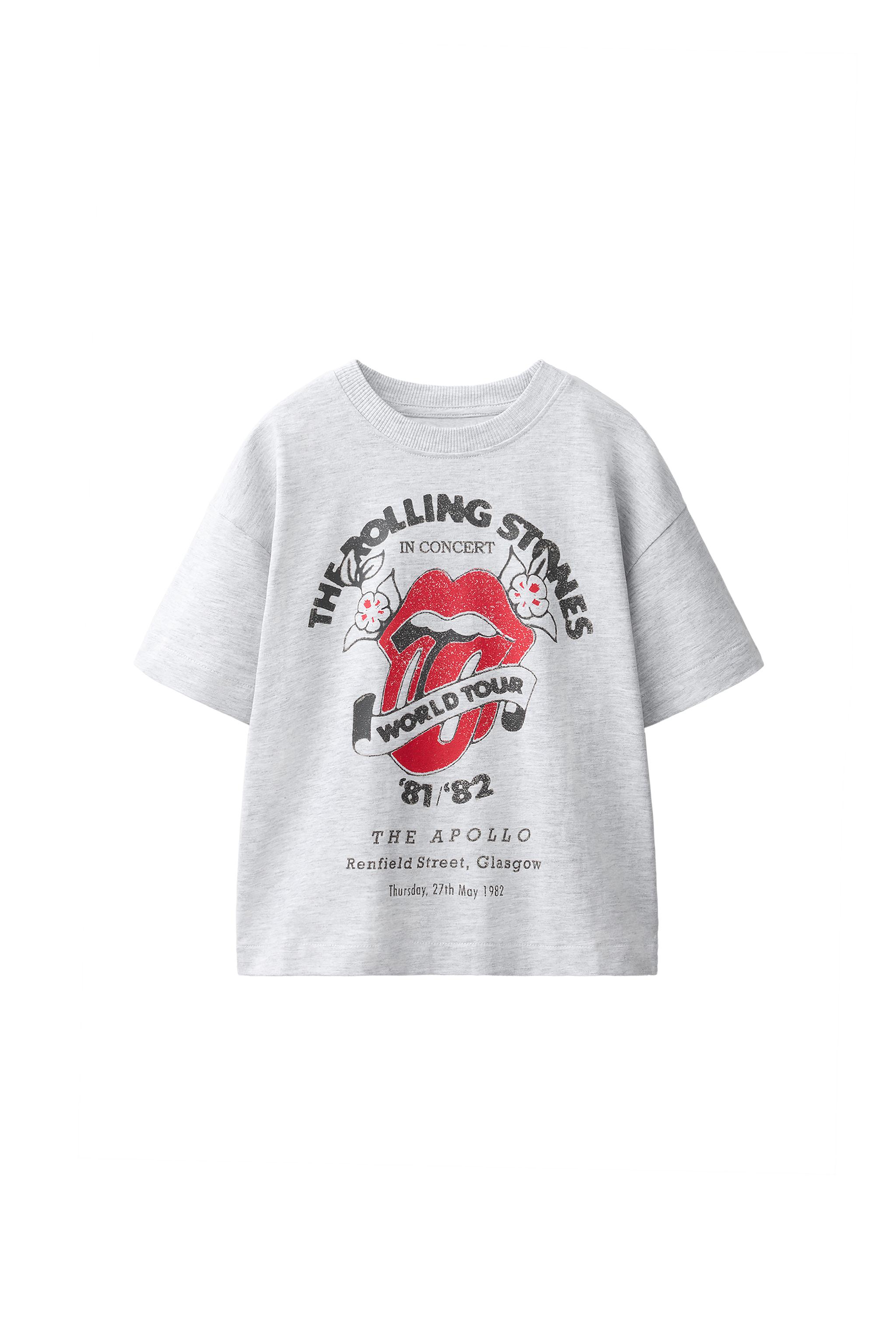 Футболка с принтом ROLLING STONES © — ZARA