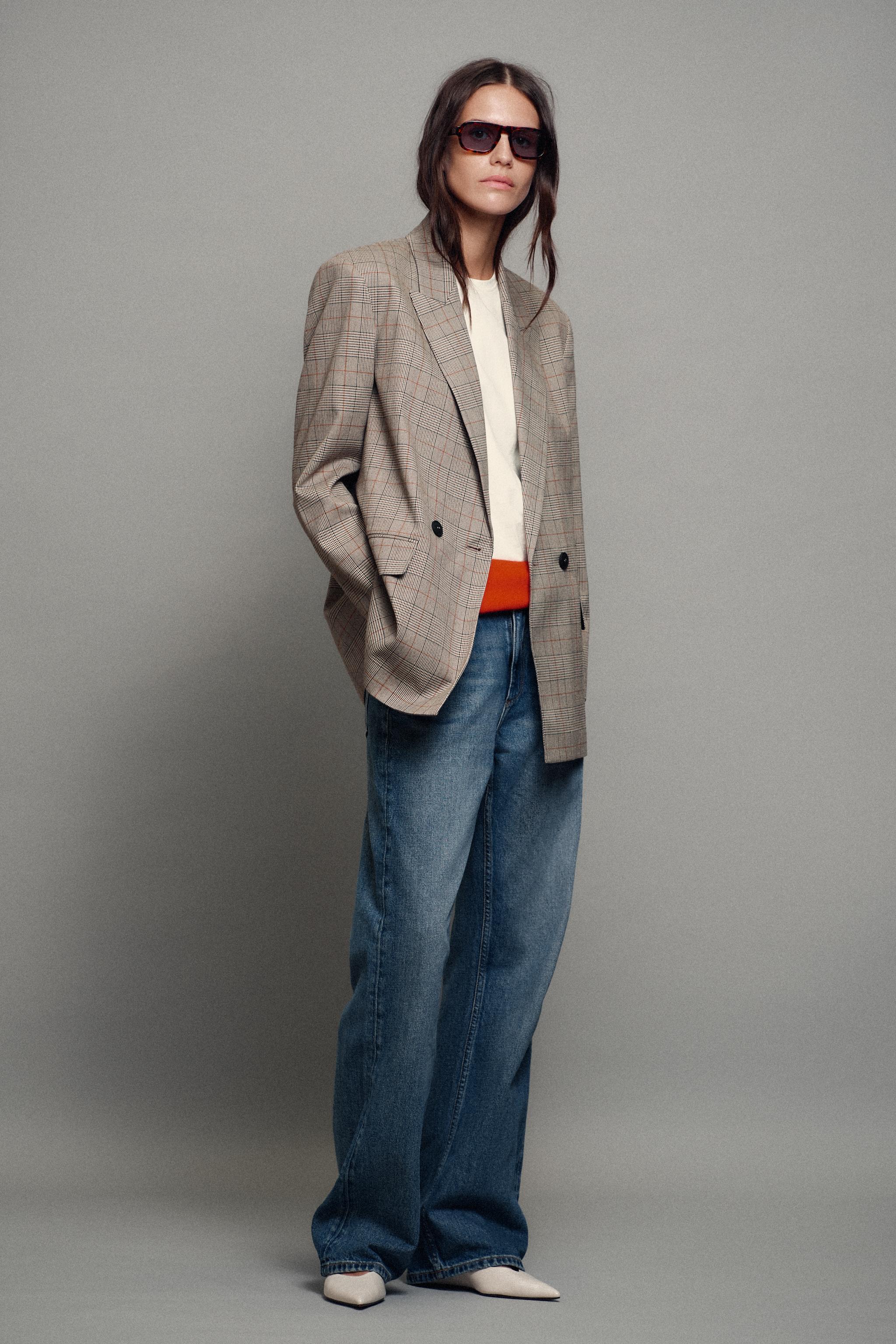 ДВУБОРТНЫЙ БЛЕЙЗЕР ОВЕРСАЙЗ — ZARA
