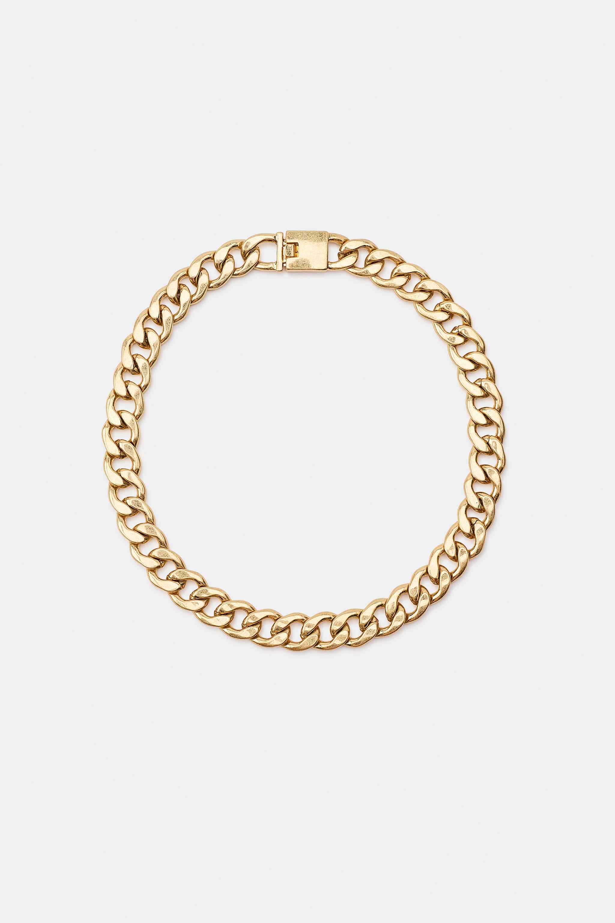 Ожерелье с металлической цепью — ZARA