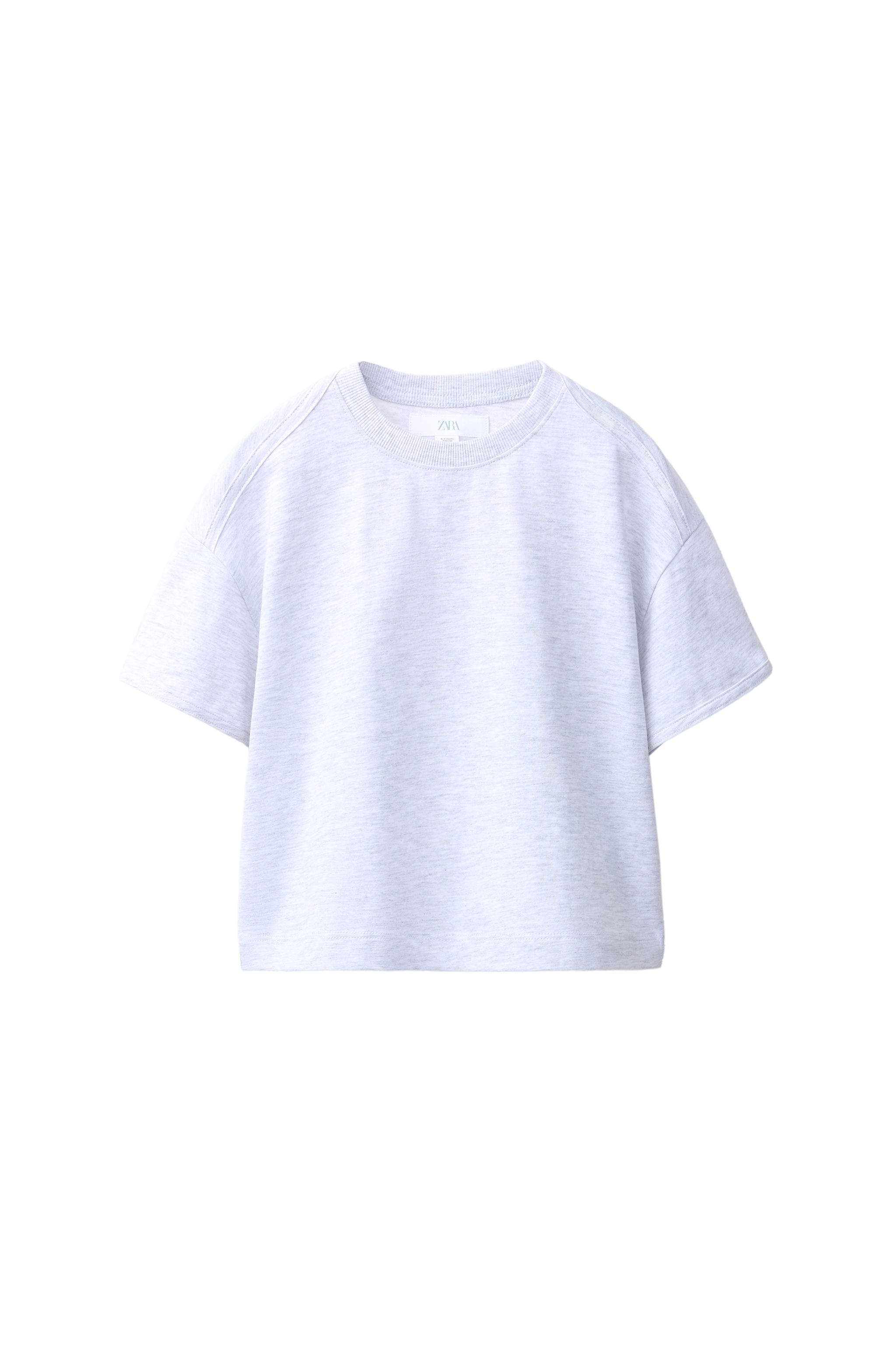 Футболка однотонная — ZARA