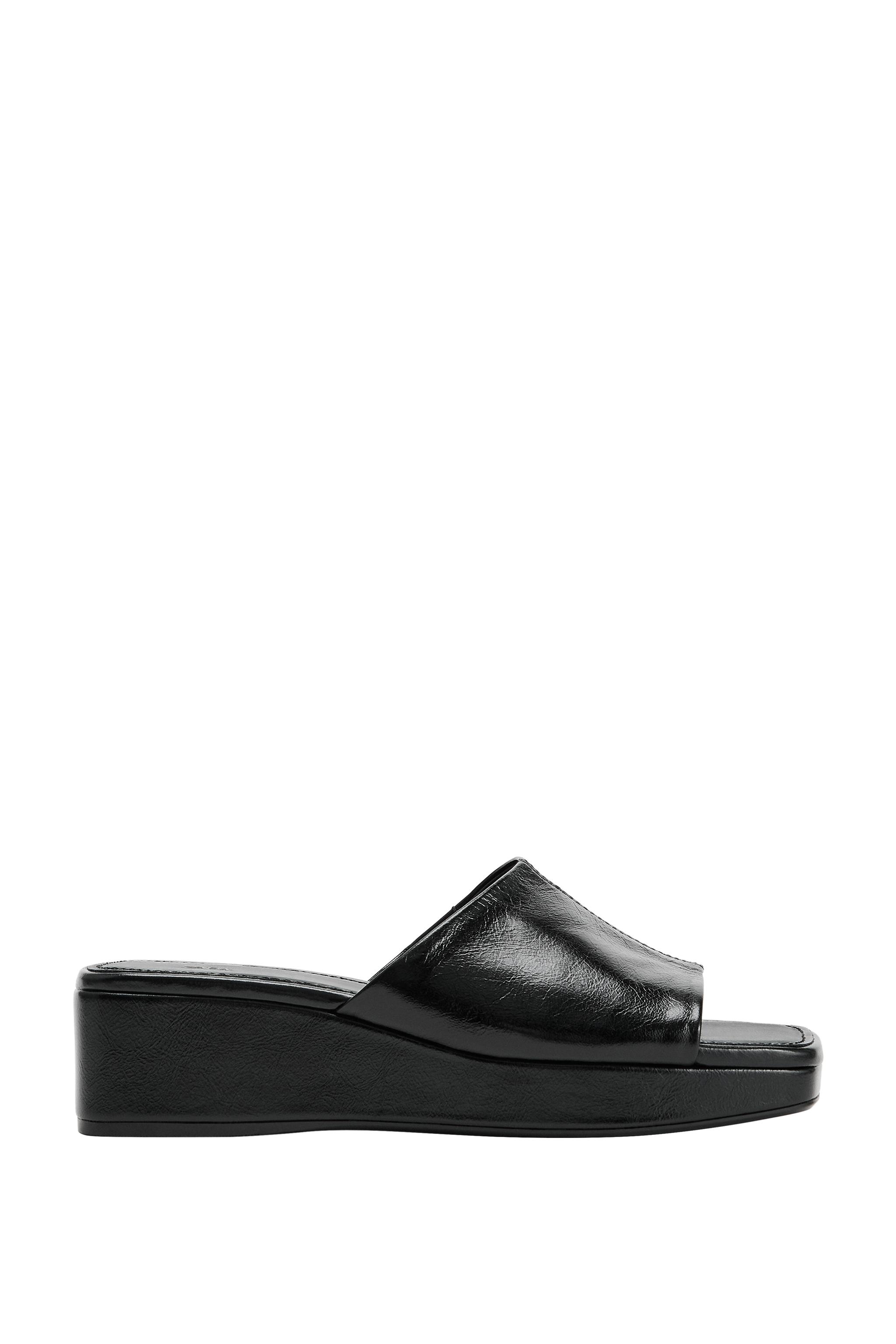 КОЖАНЫЕ ПЛАТФОРМЫ-БРОДЯЖКИ — ZARA