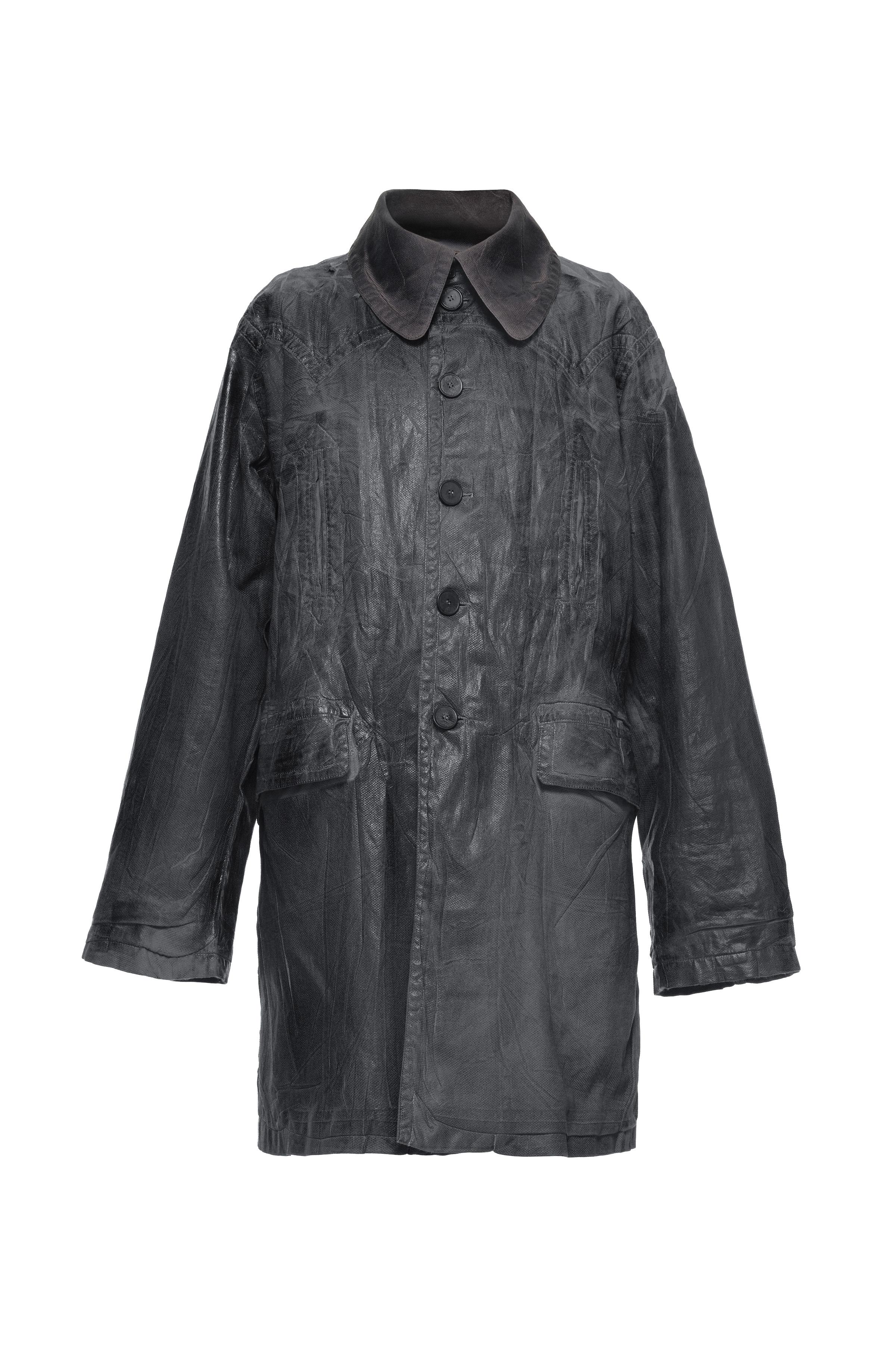 Пальто с эффектом жатости и блеском · лимитированная серия — ZARA