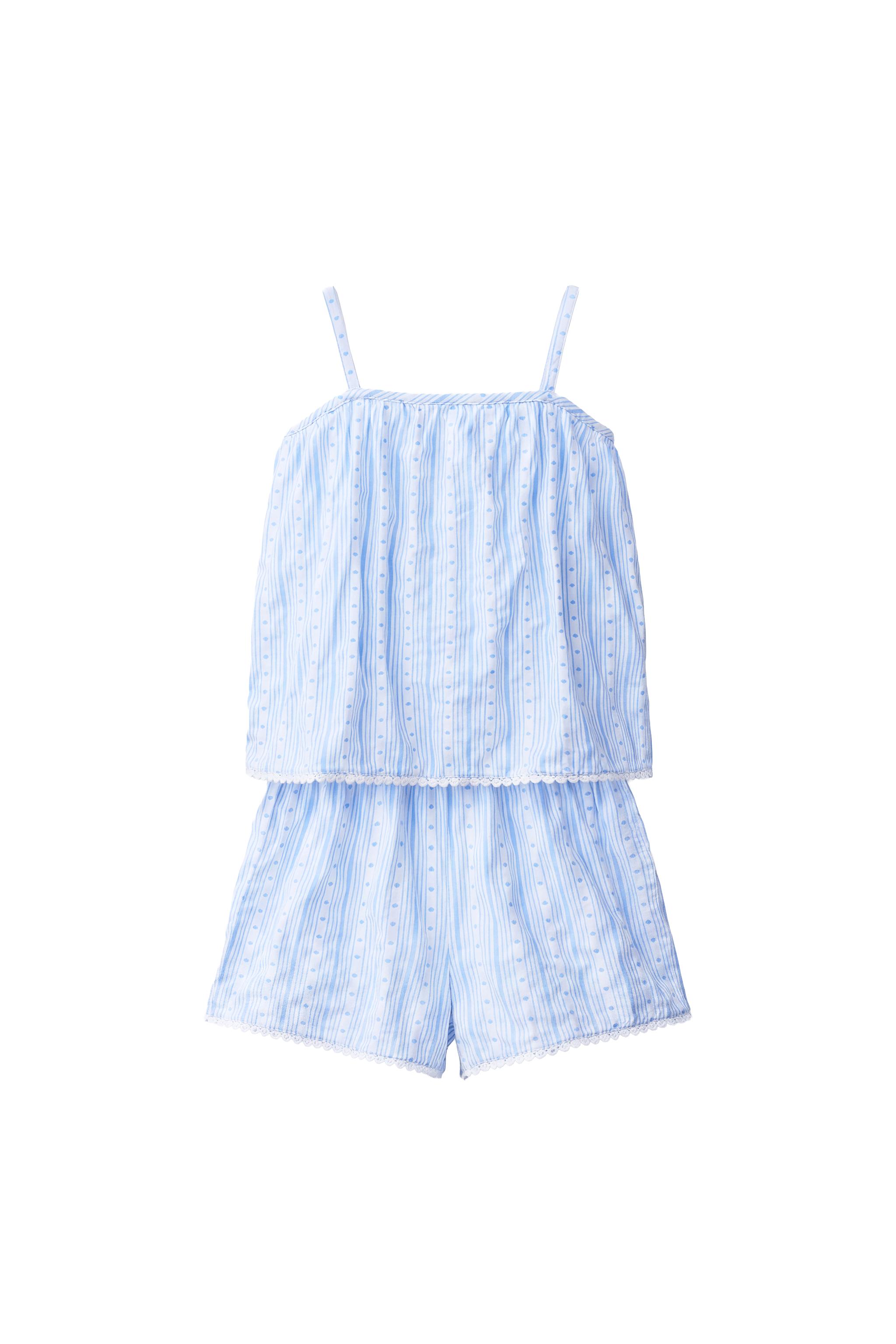 6-14 ЛЕТ/ПИЖАМА В ПОЛОСКУ С СЕРДЕЧКАМИ — ZARA