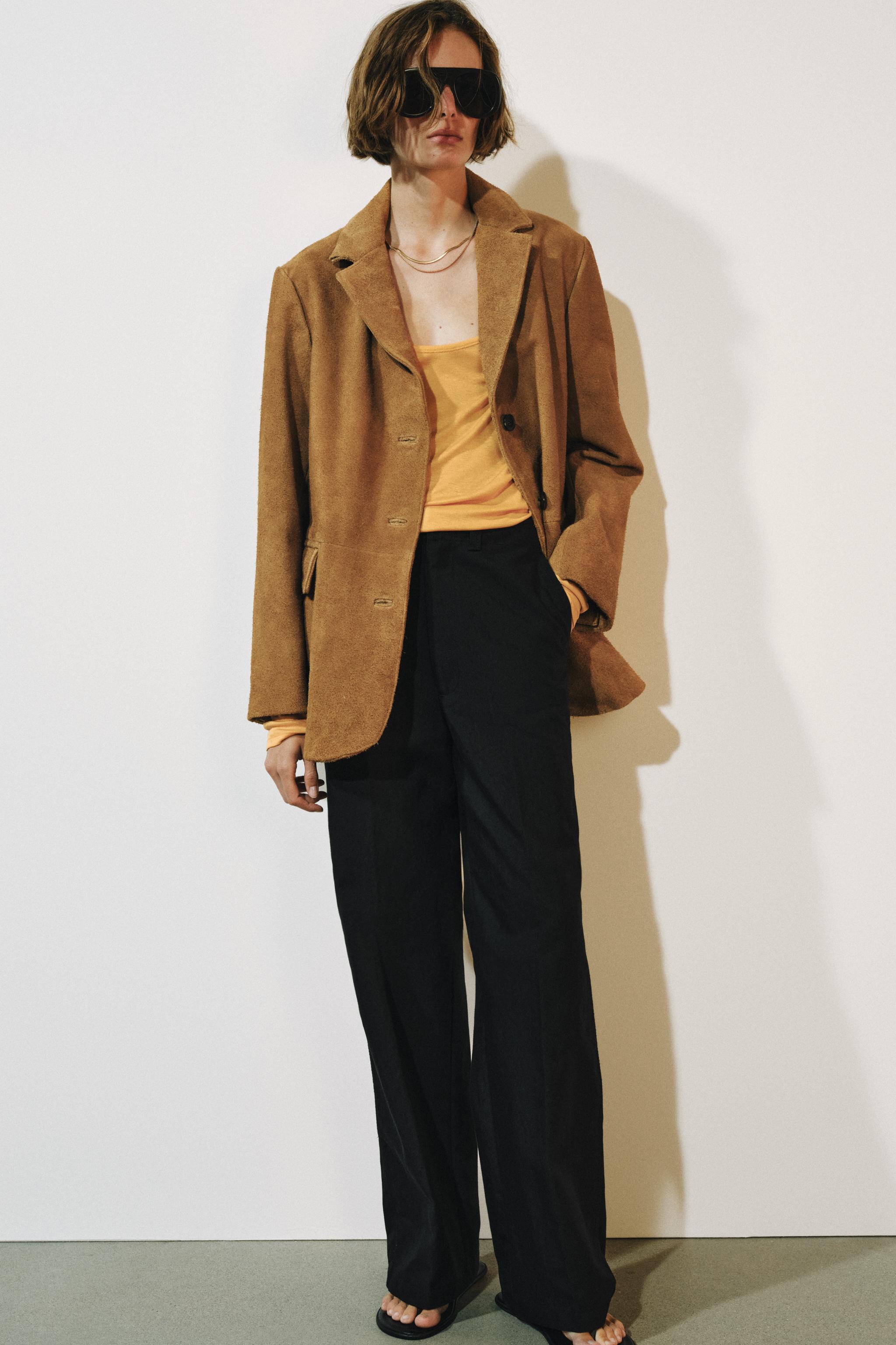 БРЮКИ ПРЯМОГО КРОЯ — ZW COLLECTION — ZARA