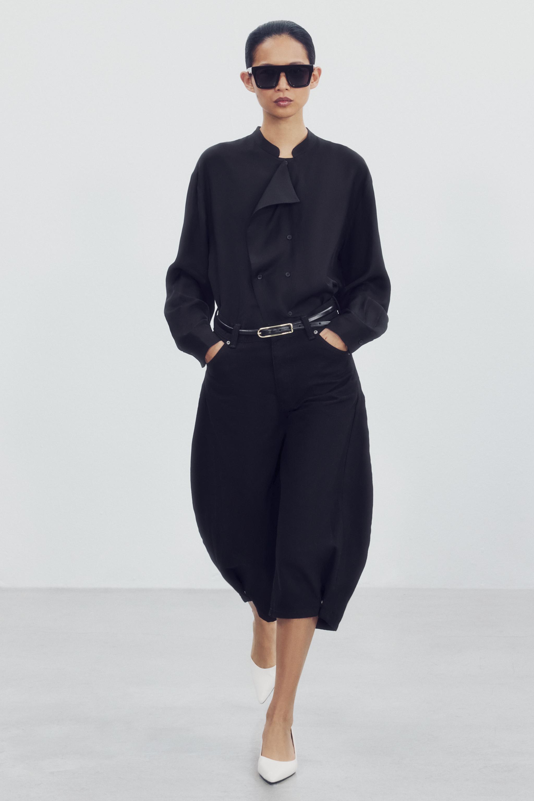 РУБАШКА НА ЗАПАХ — ZW COLLECTION — ZARA