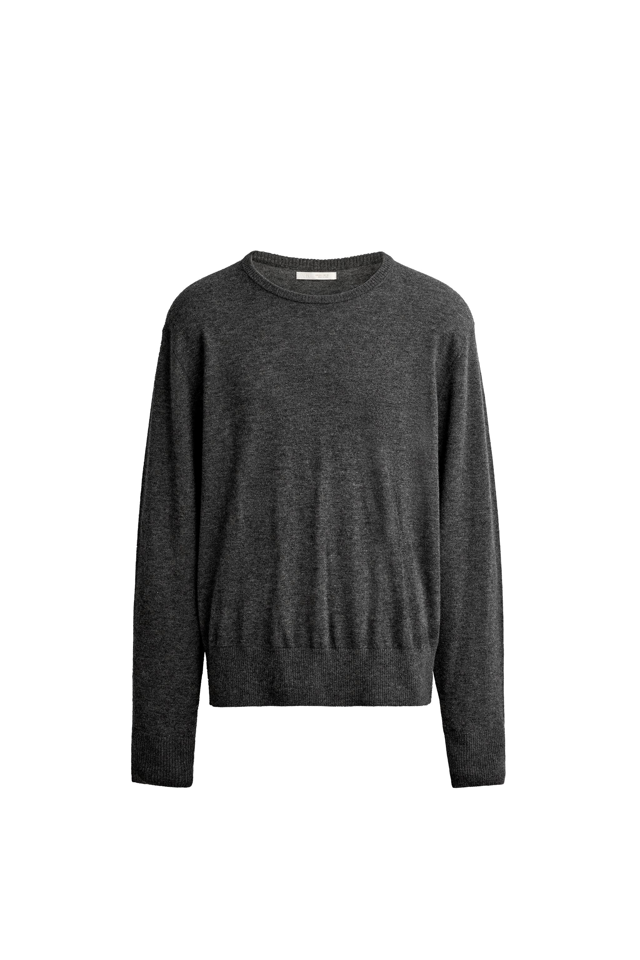 Лёгкий джемпер из 100% шерсти — ZARA
