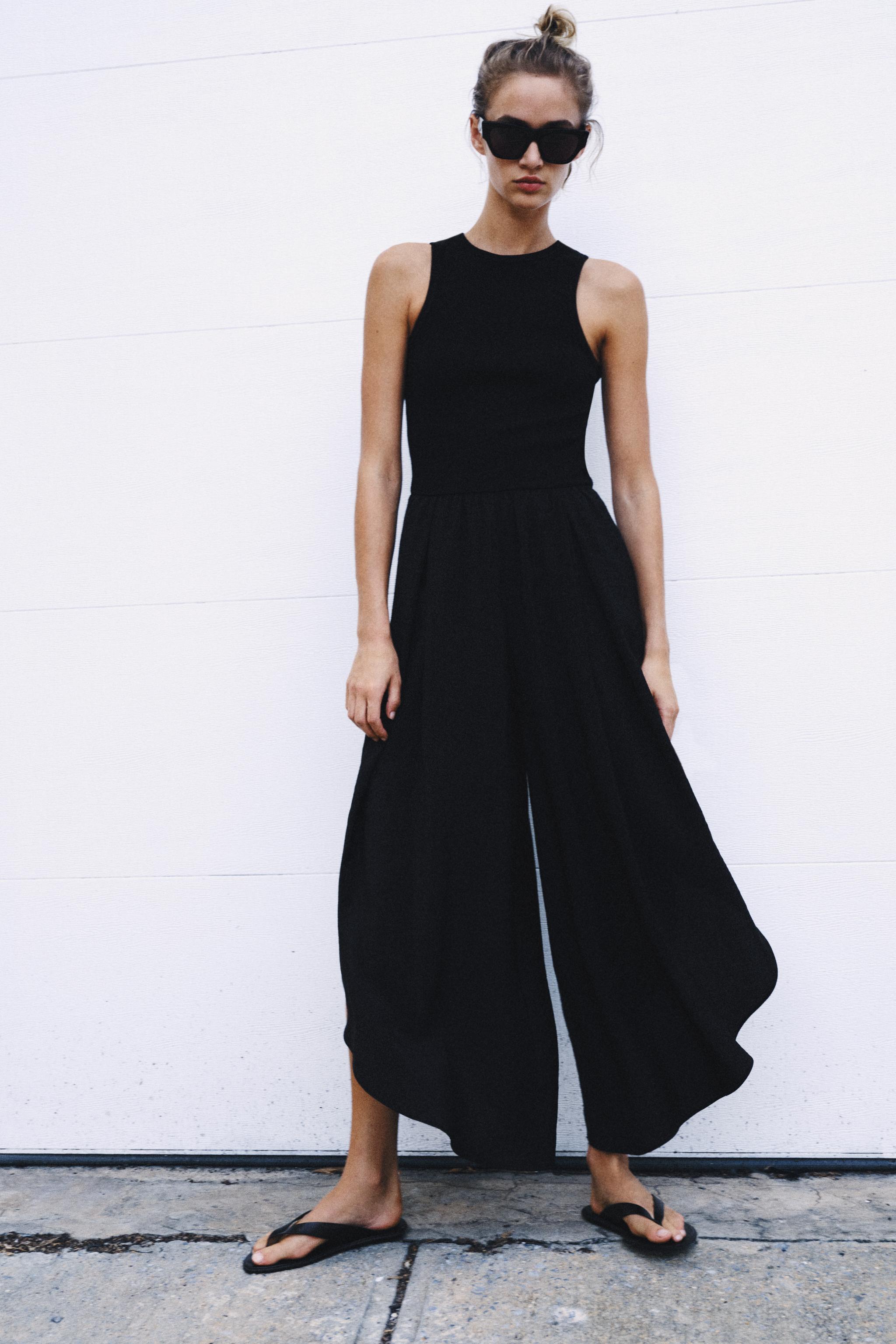 КОМБИНИРОВАННЫЙ КОМБИНЕЗОН — ZARA