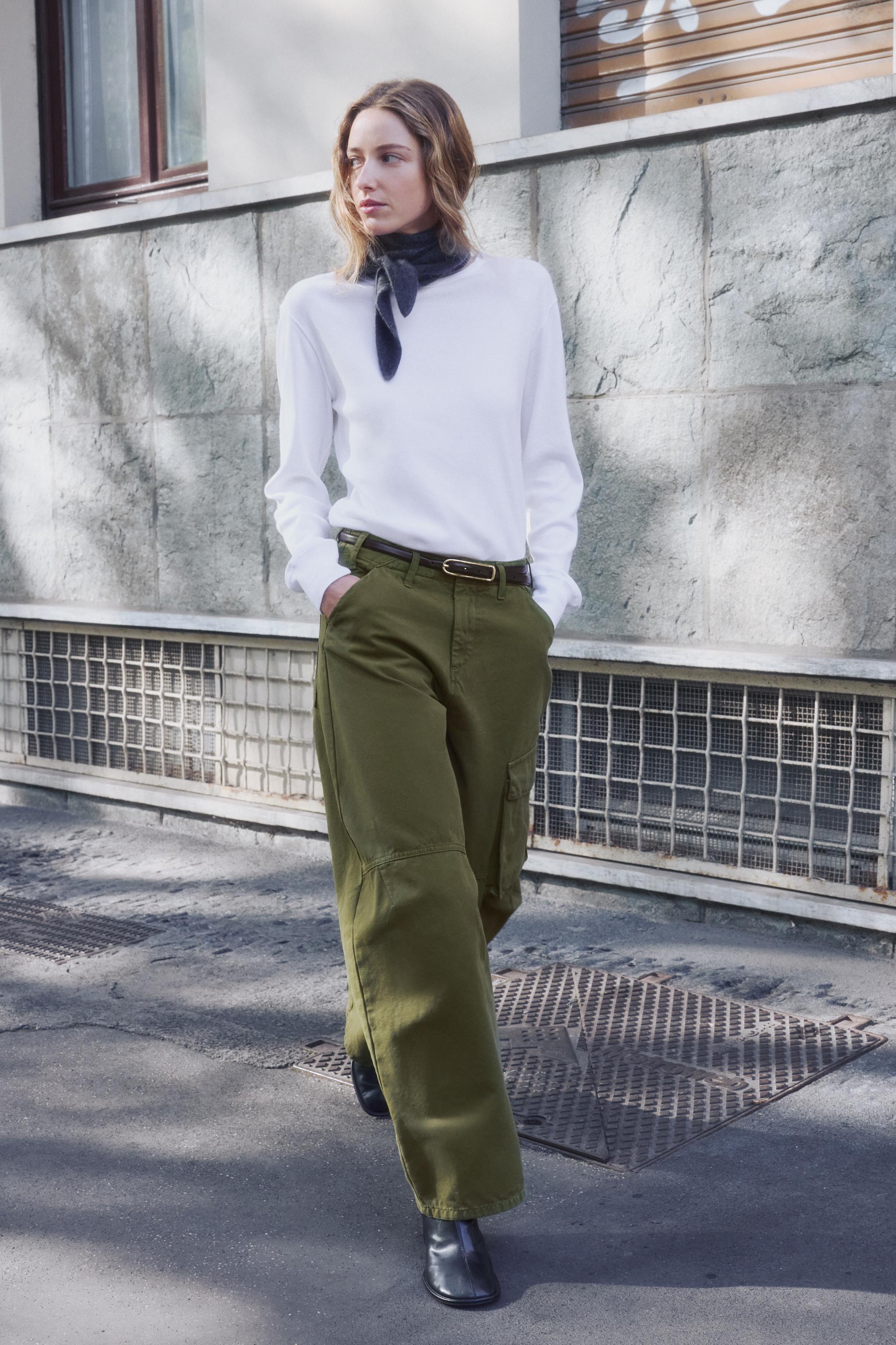 Ремень из натуральной кожи приталенного кроя — ZARA