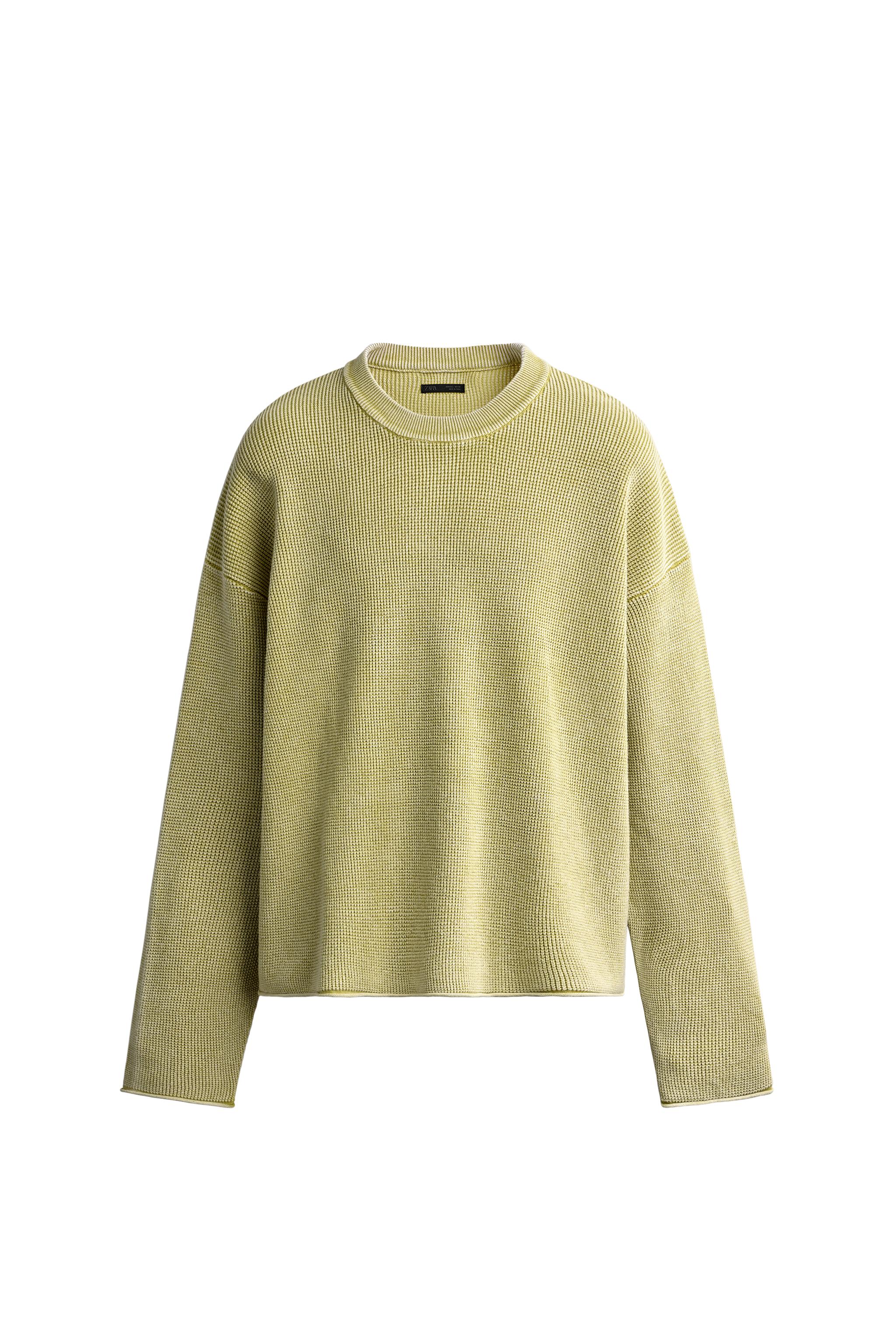 WAFFLE STRUCTURE JUMPER — ZARA