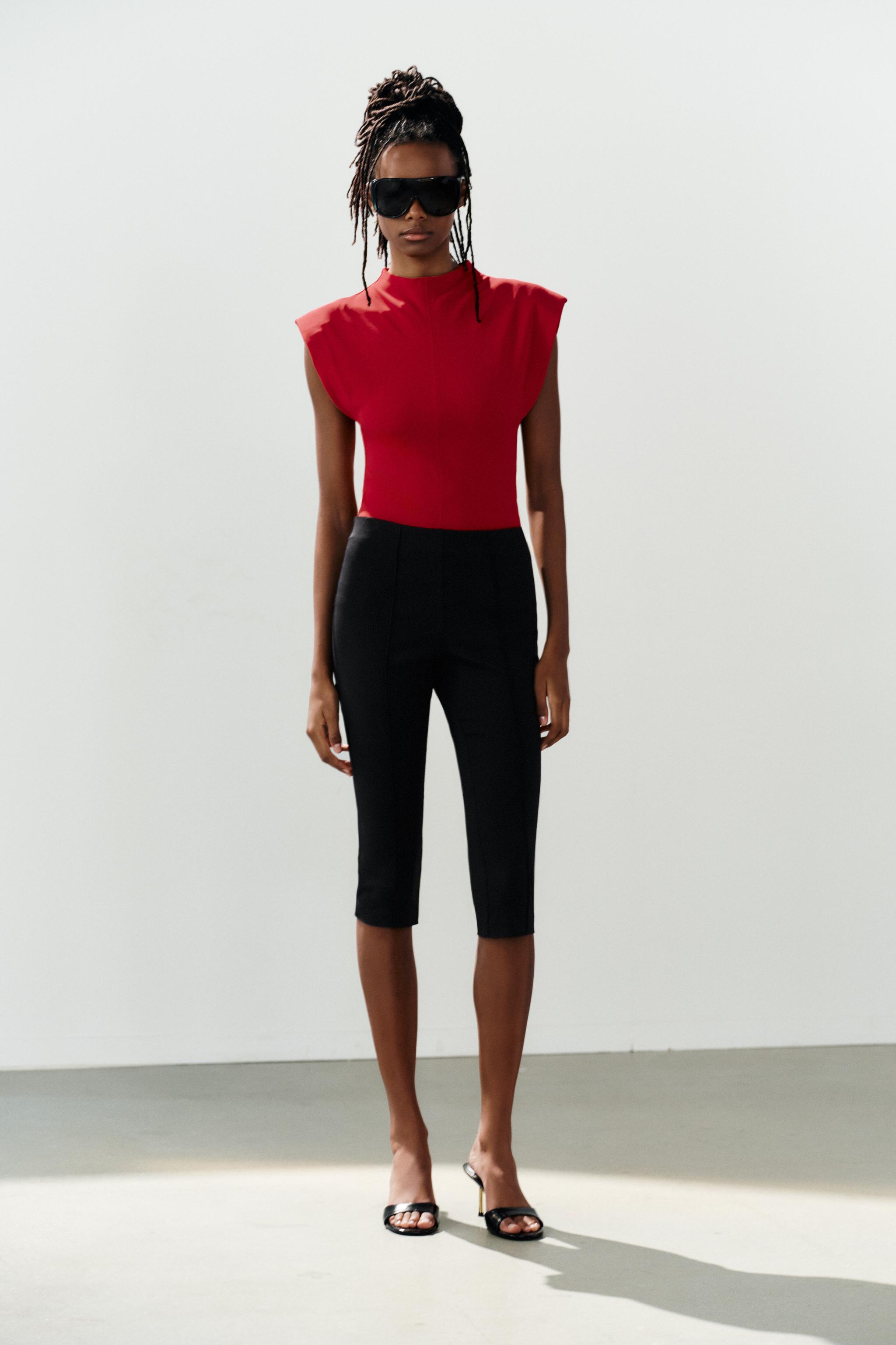 БОДИ С ПОДПЛЕЧНИКАМИ — ZARA