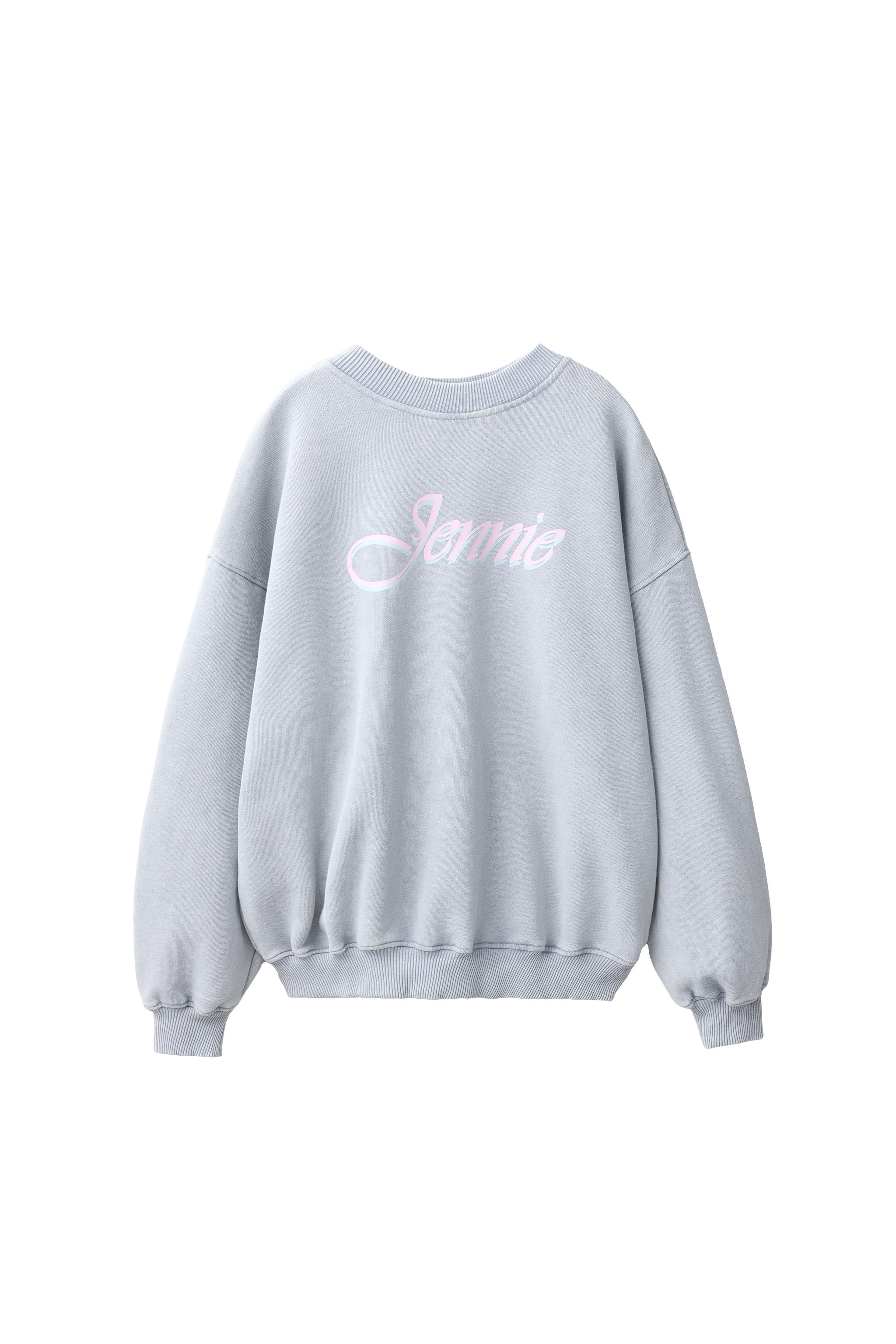 Свитшот с принтом JENNIE ©™ из варёной ткани — ZARA