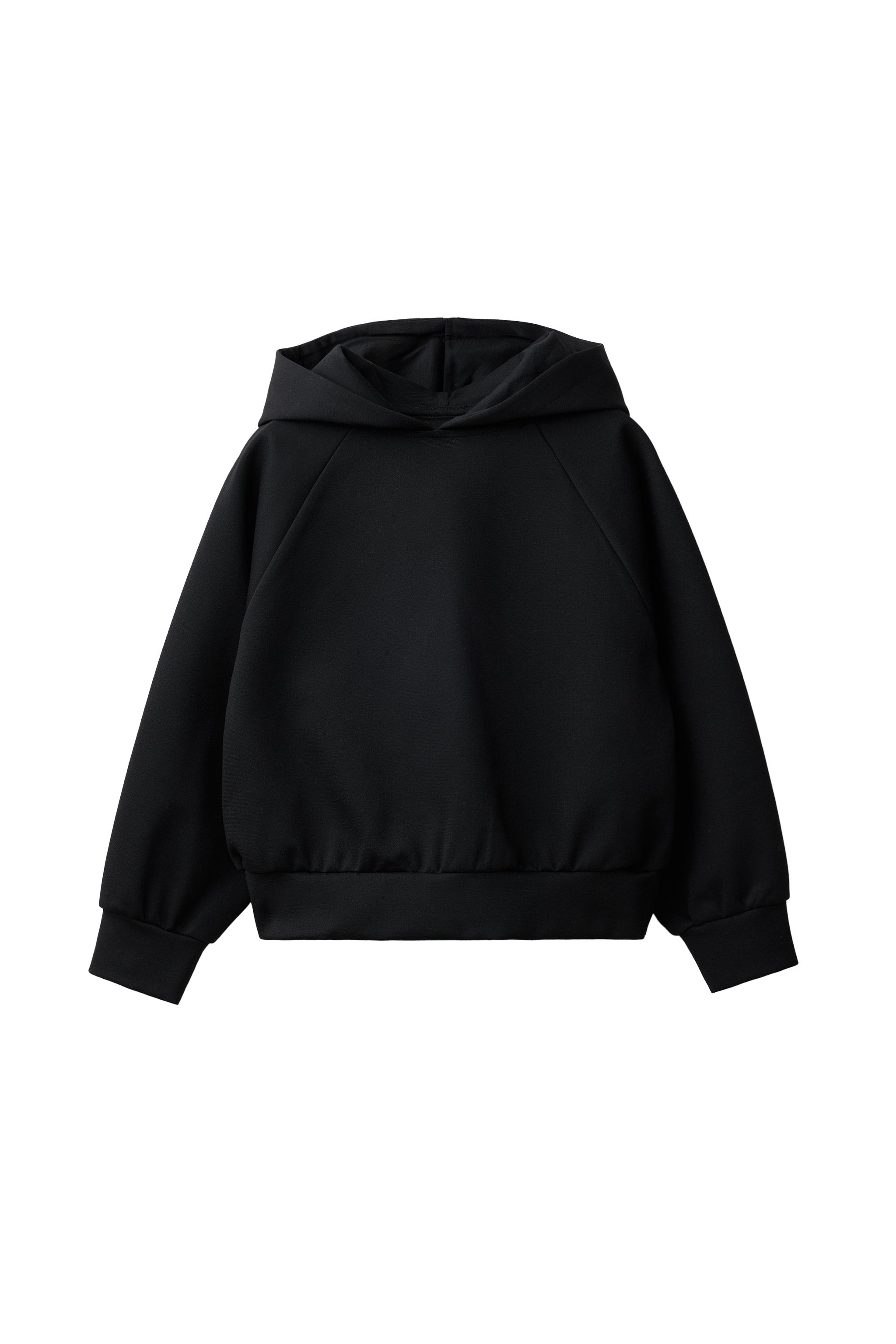 Худи из интерлока без узора — ZARA