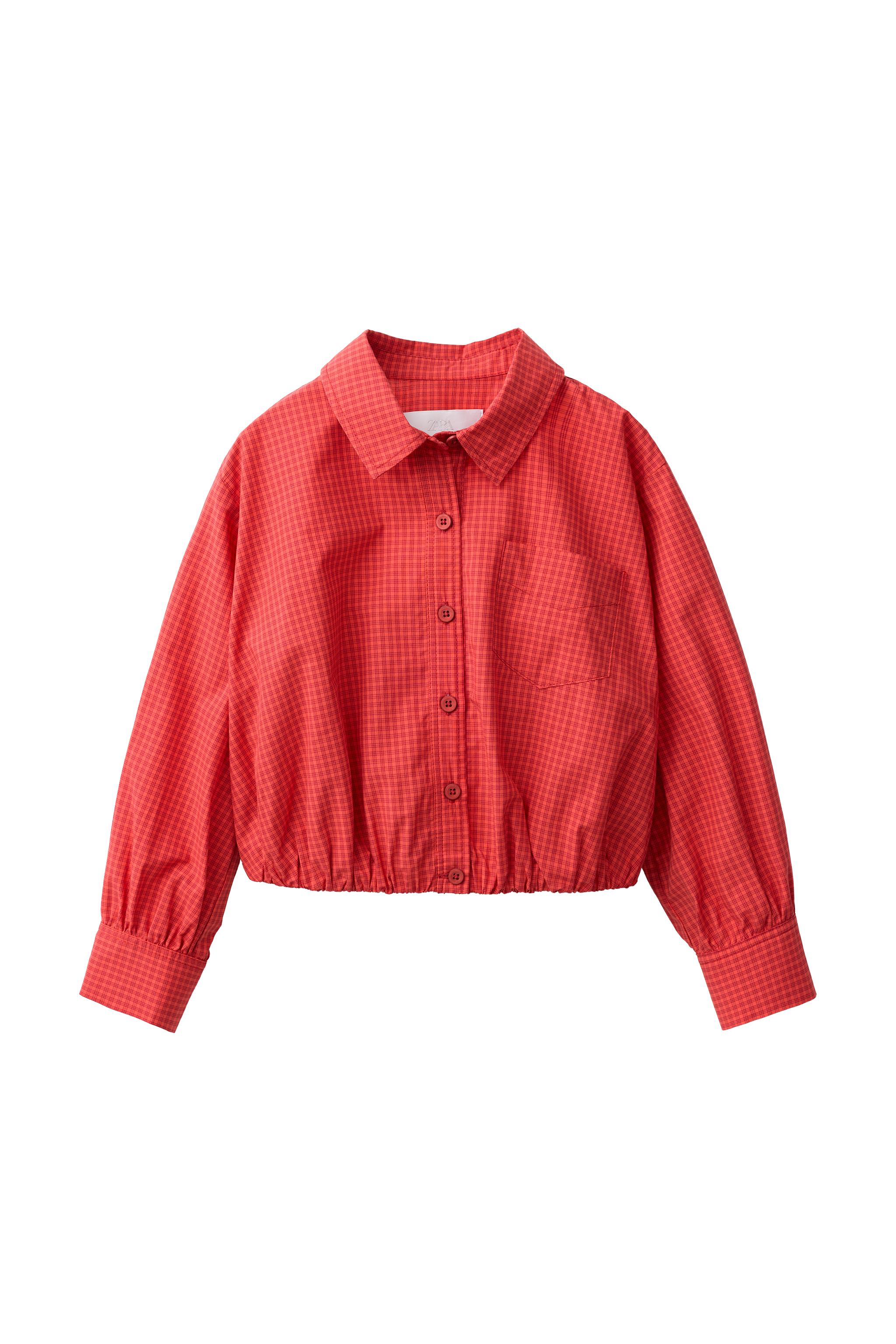 Рубашка в клетку — ZARA