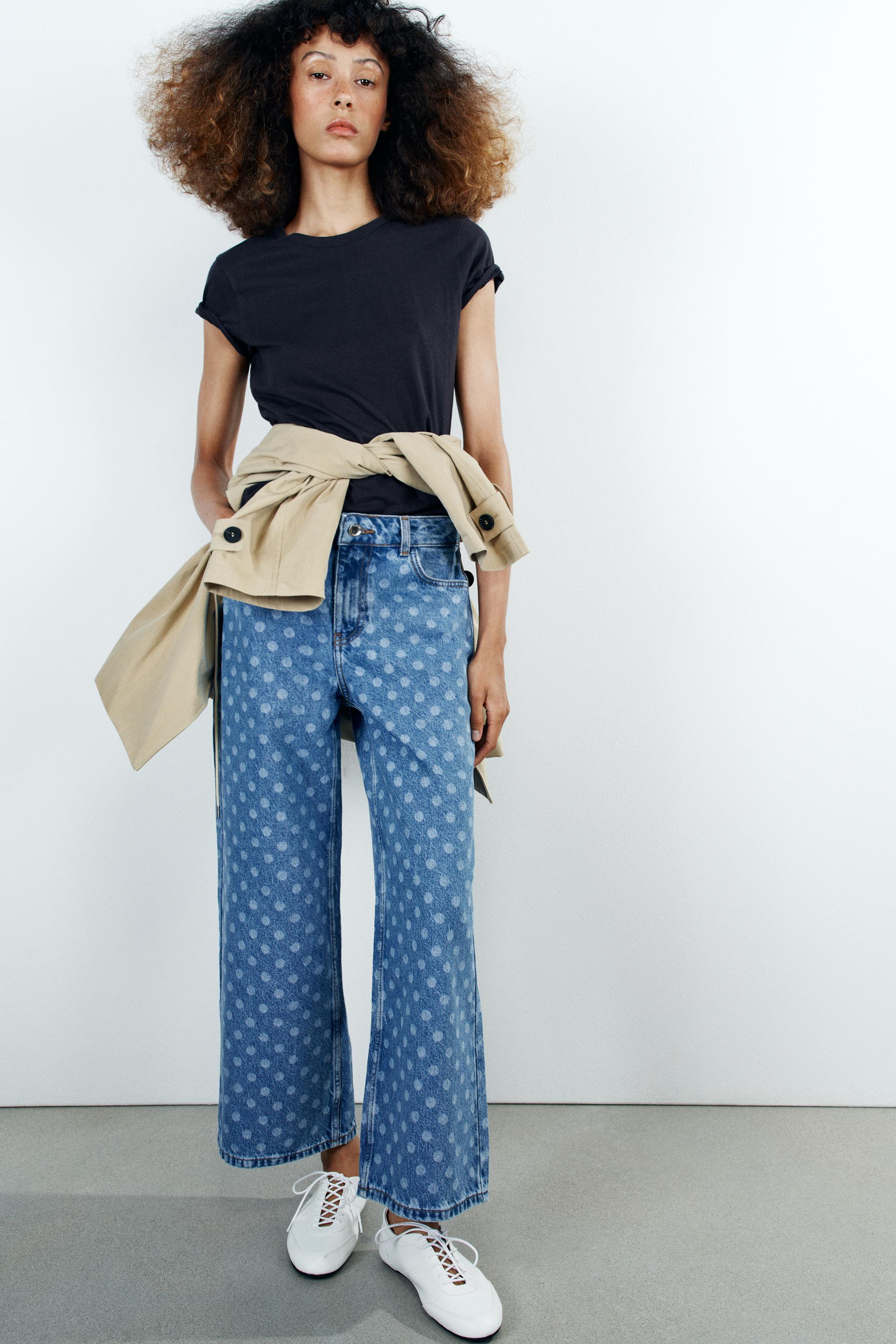 Футболка из хлопка с коротким рукавом — ZARA