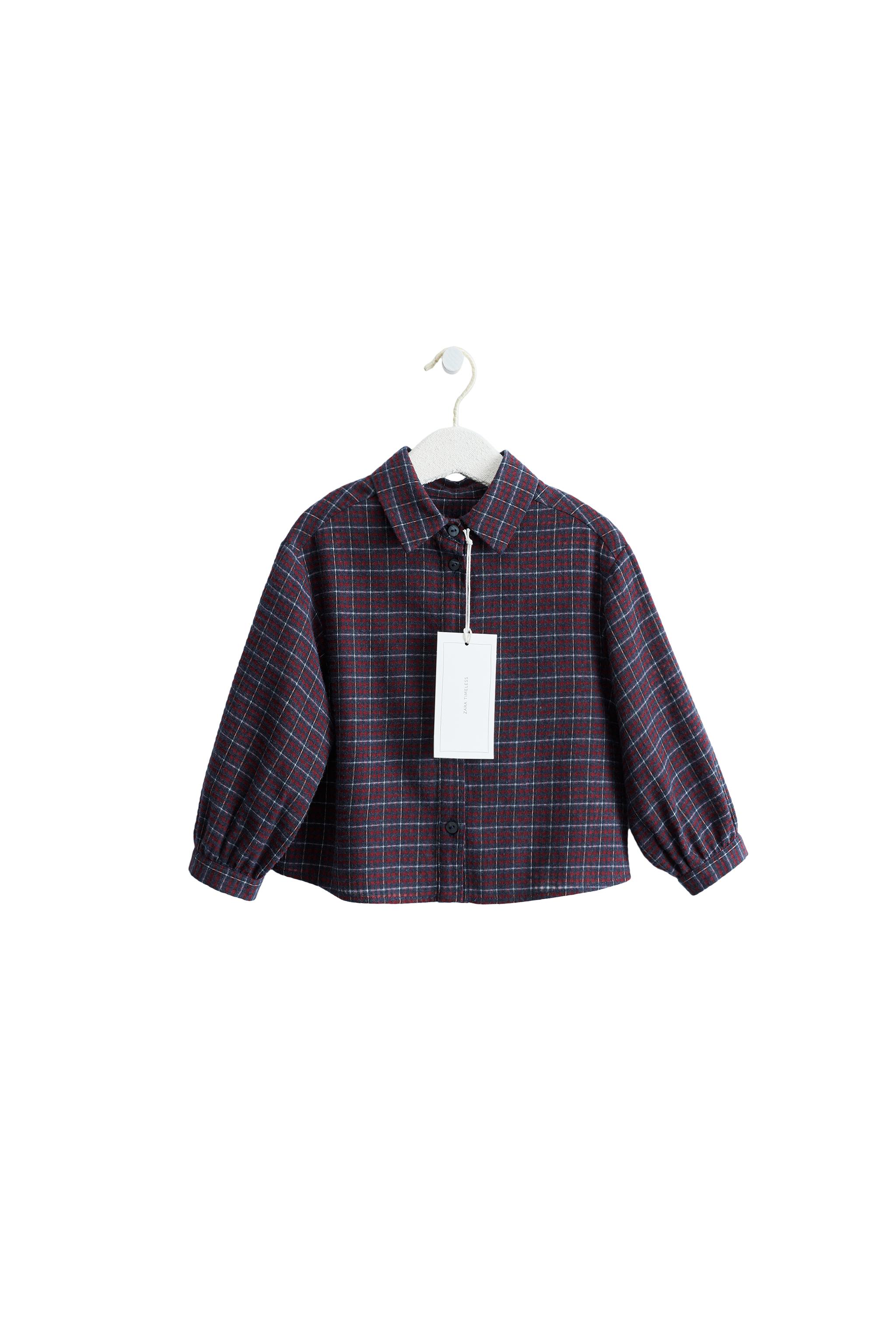 Рубашка в клетку из коллекции ZARA TIMELESS — ZARA