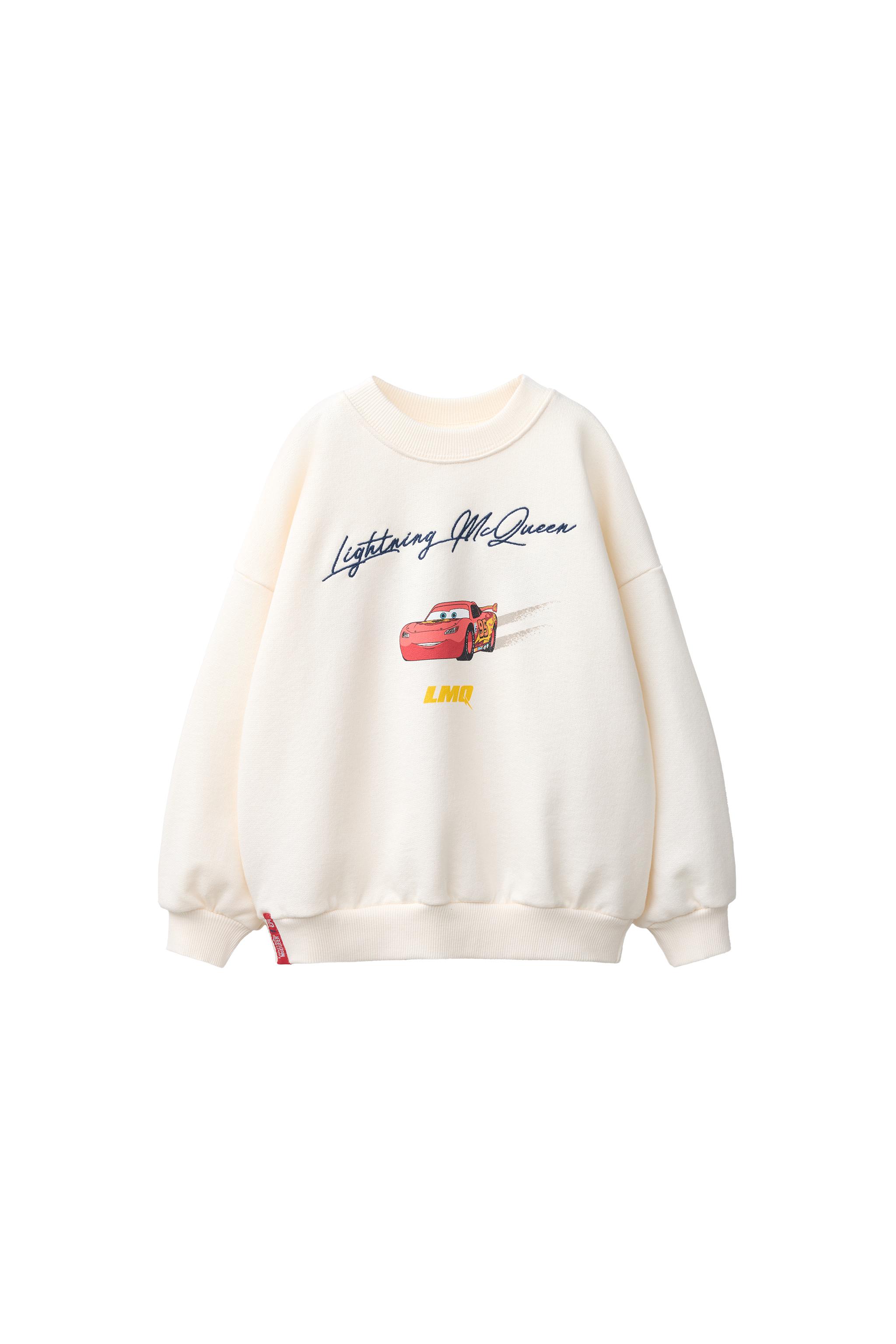 Свитшот с принтом CARS LIGHTNING MCQUEEN © DISNEY/PIXAR — ZARA