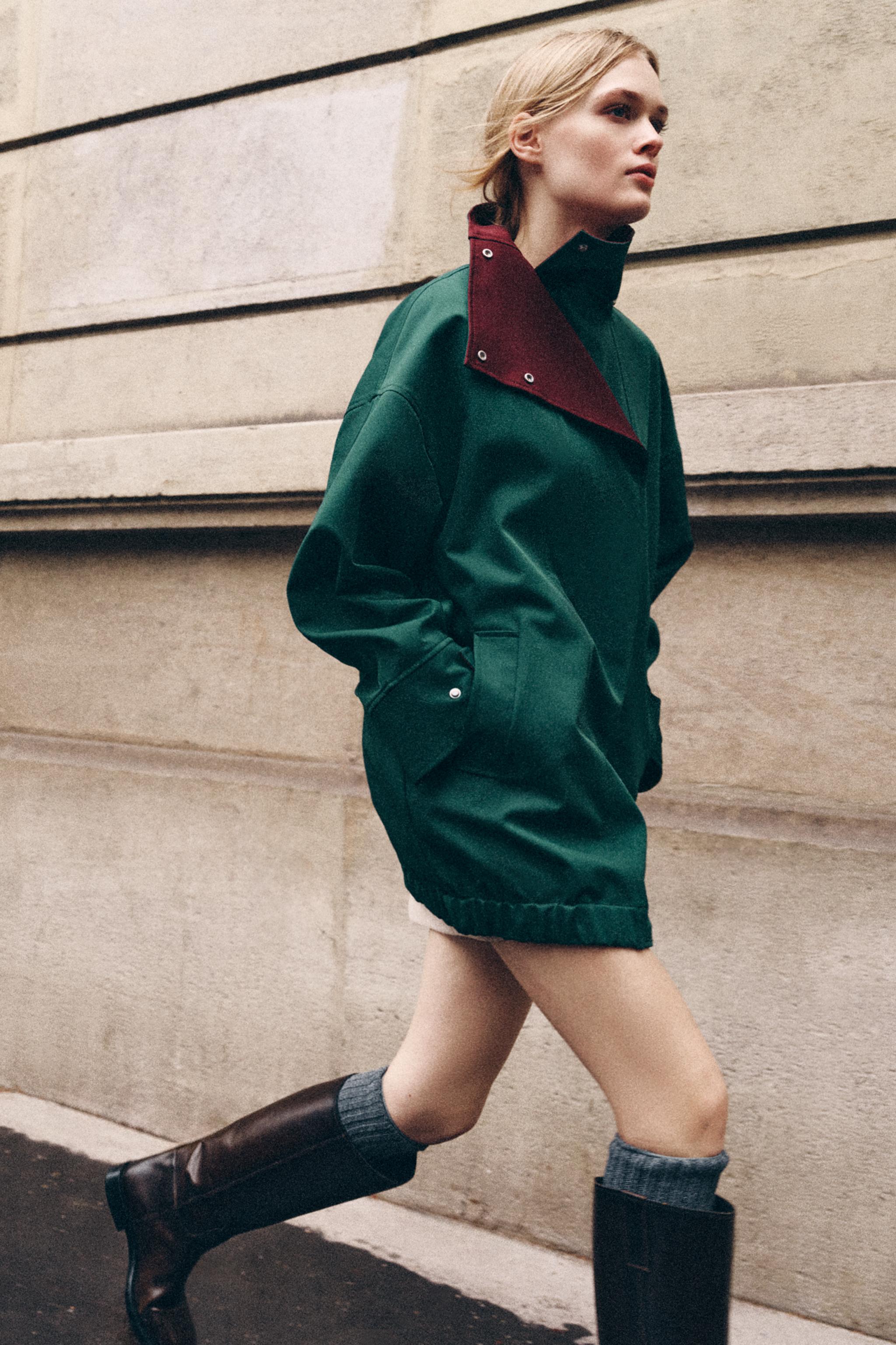 КОМБИНИРОВАННЫЙ ТРЕНЧ — ZW COLLECTION — ZARA