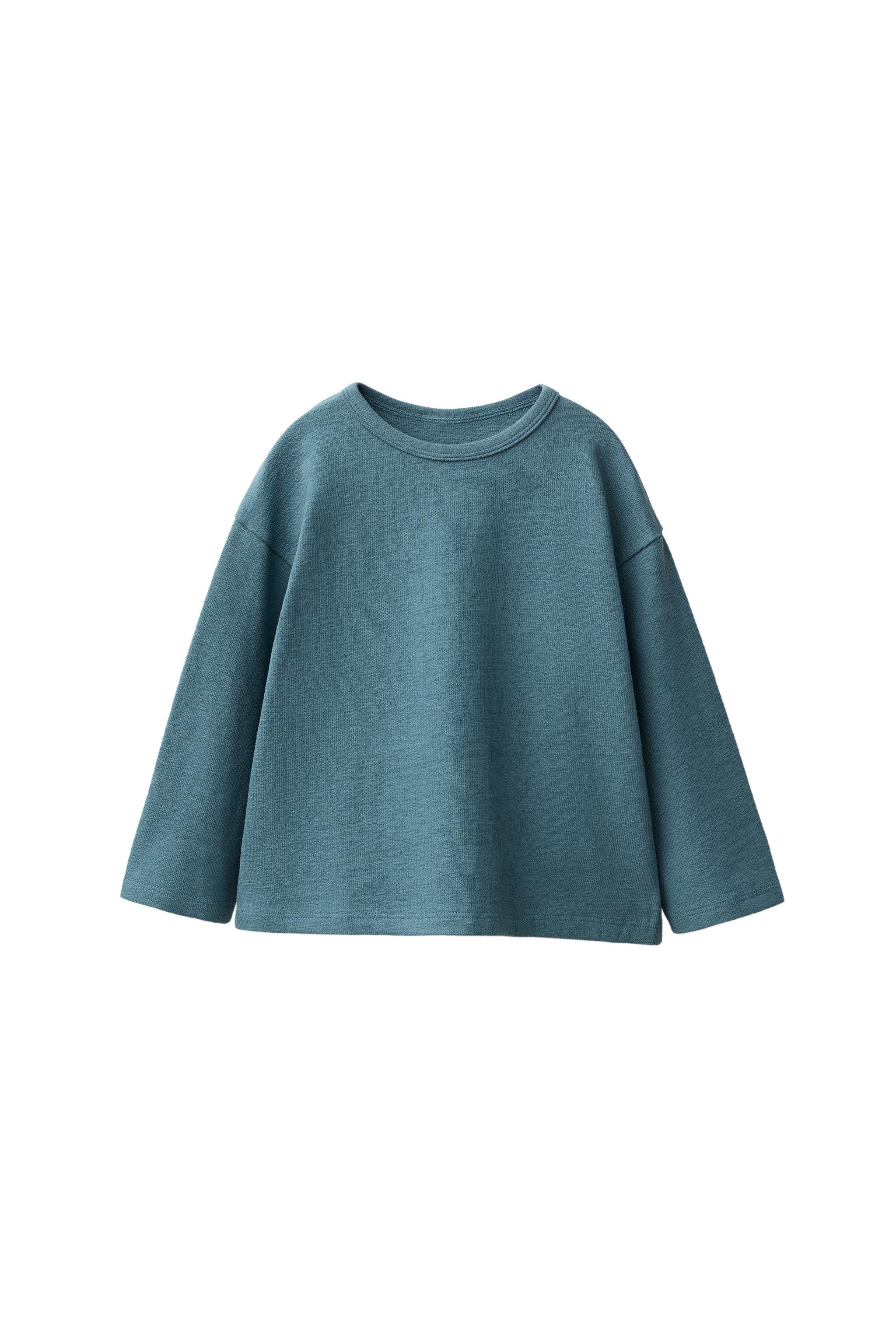 ОДНОТОННАЯ ФУТБОЛКА — ZARA