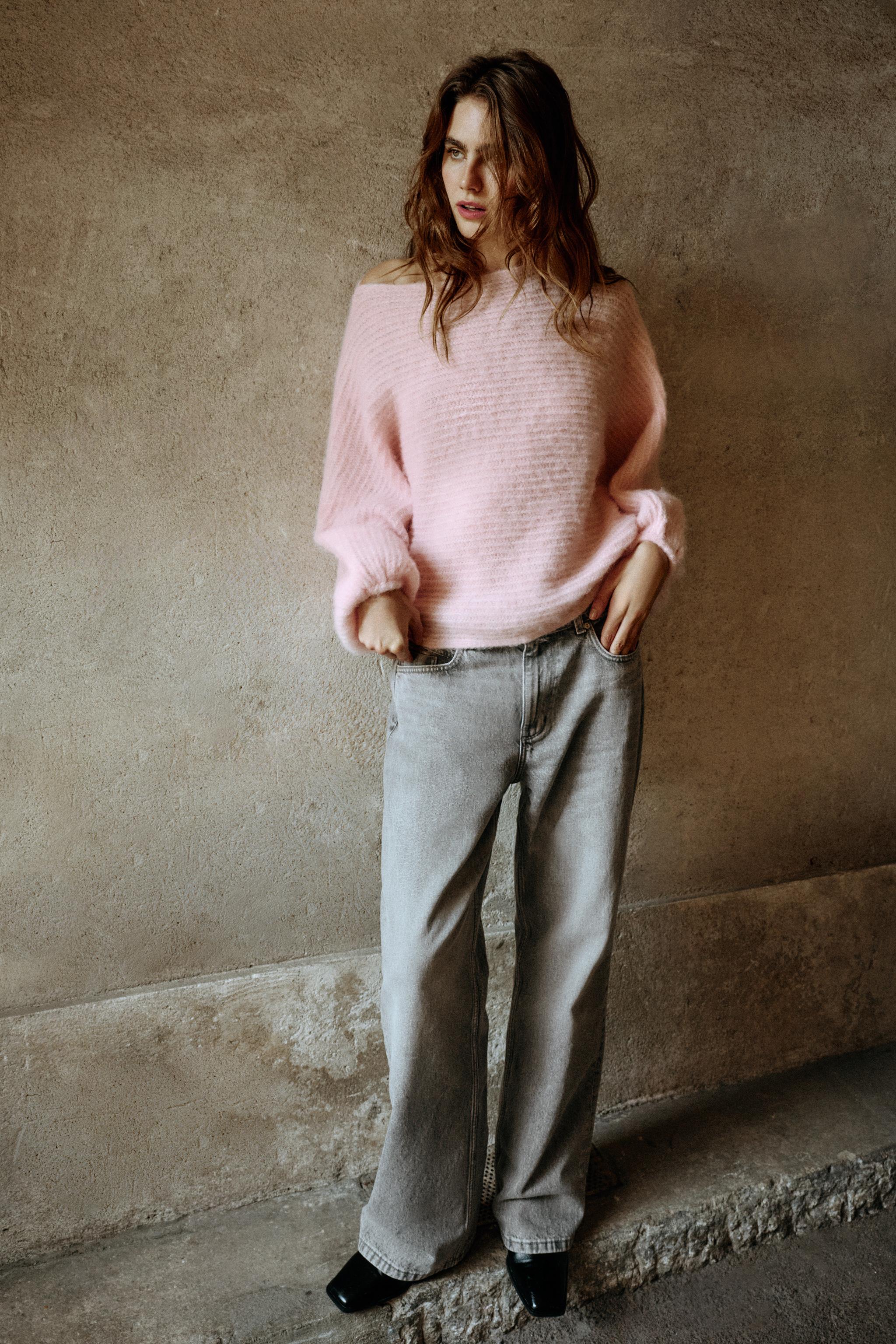 СВИТЕР С ОБЪЕМНЫМИ РУКАВАМИ — ZARA