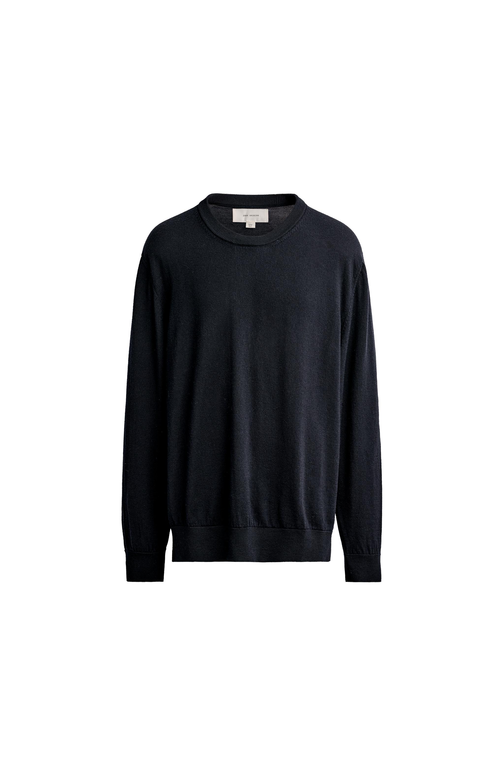 100% WOOL REGULAR FIT JUMPER — ZARA