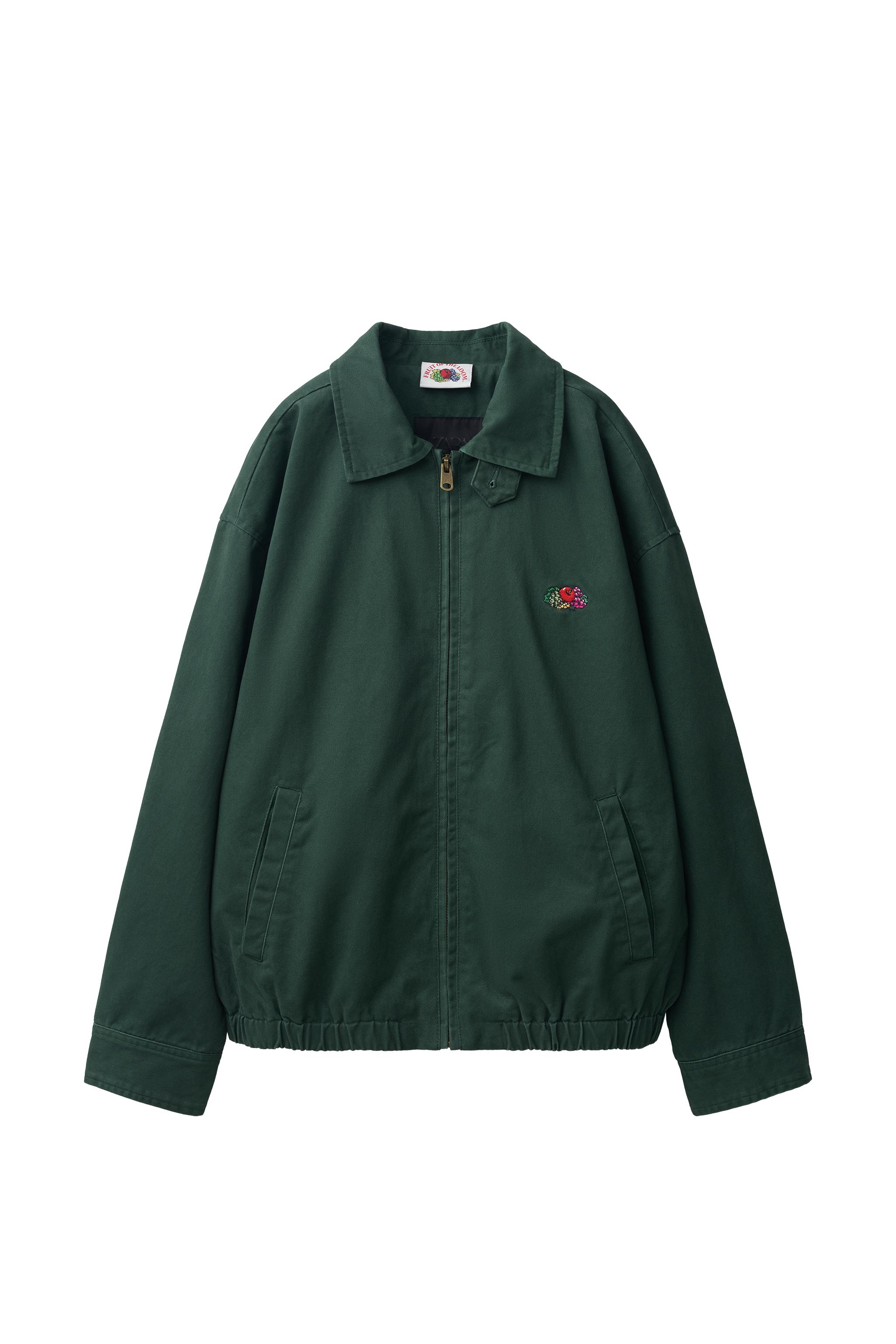 Куртка с вышивкой FRUIT OF THE LOOM™ — ZARA
