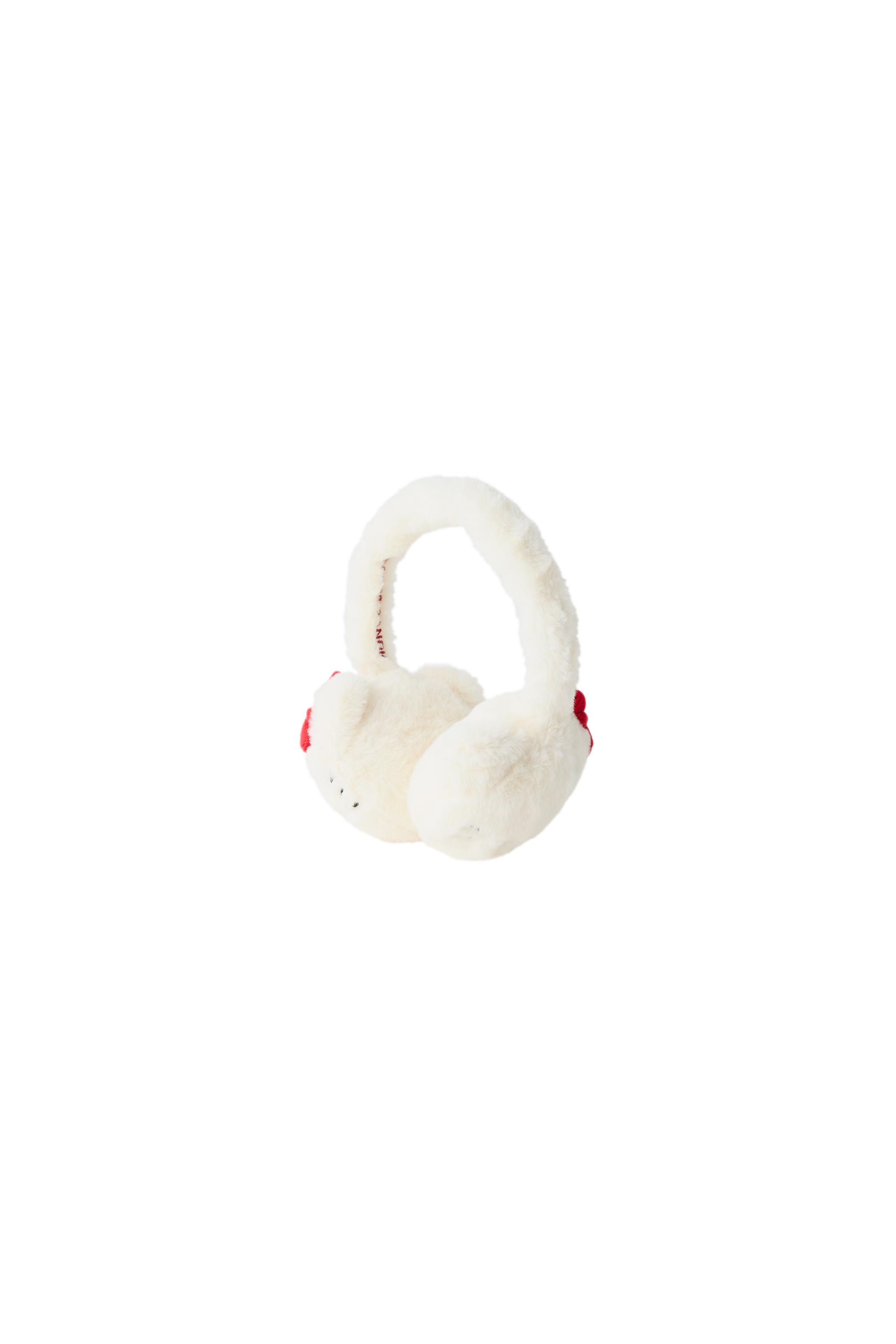 HELLO KITTY © SANRIO FAUX FUR EARMUFFS — ZARA