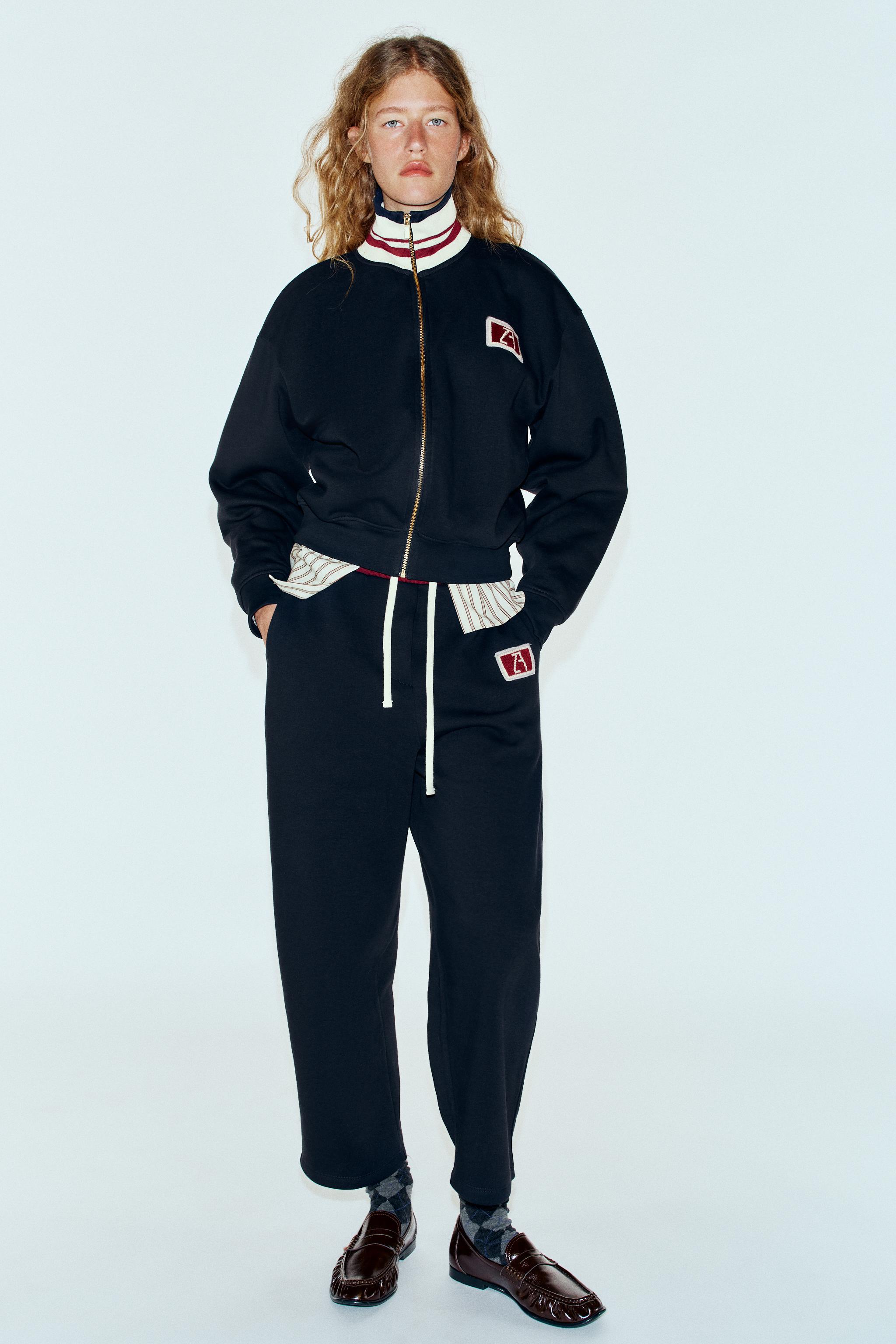 КУРТКА ИЗ ФУТЕРА С ВЫШИВКОЙ ZA — ZARA