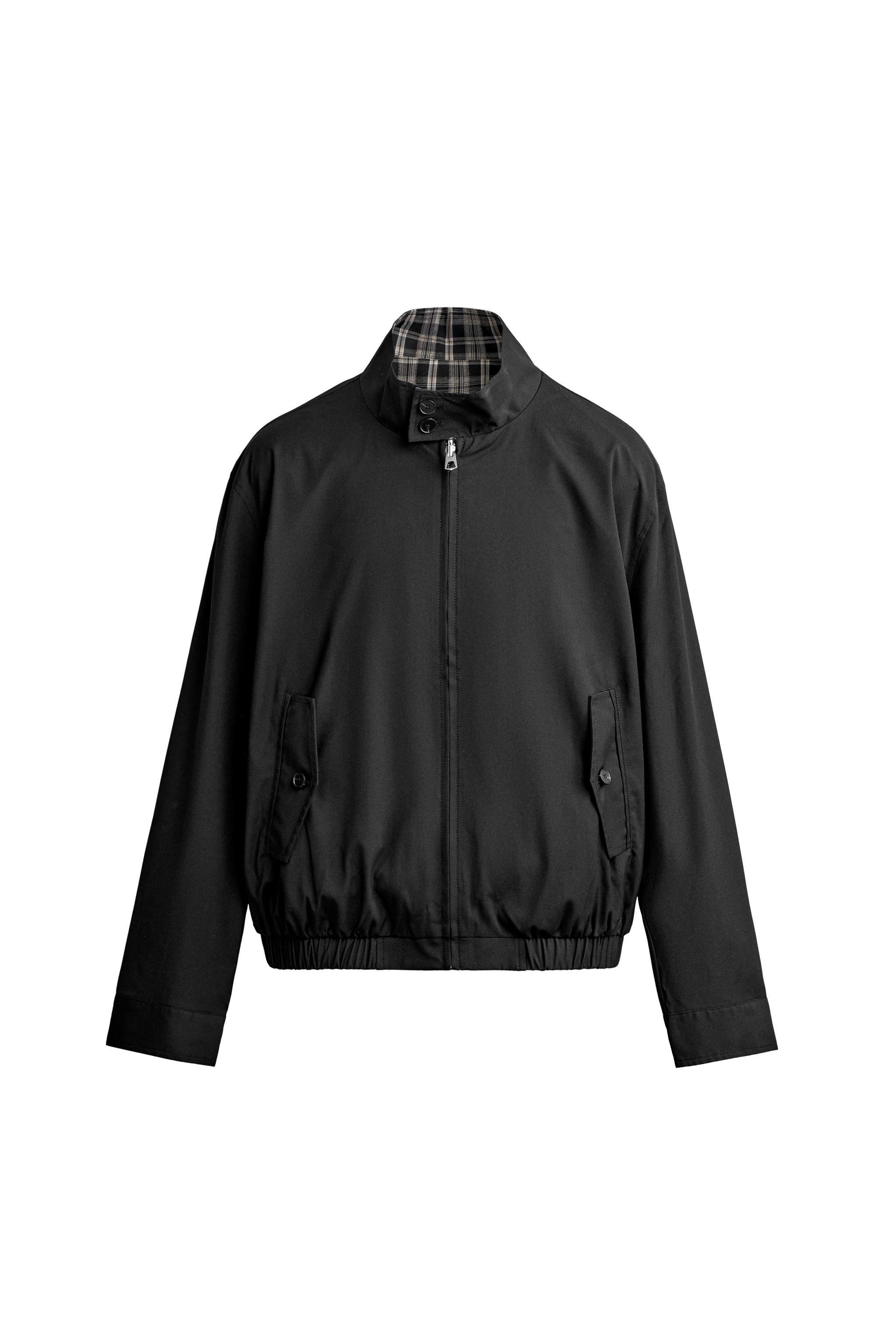 Пальто-пуховик в клетку с возможностью носить с обеих сторон — ZARA