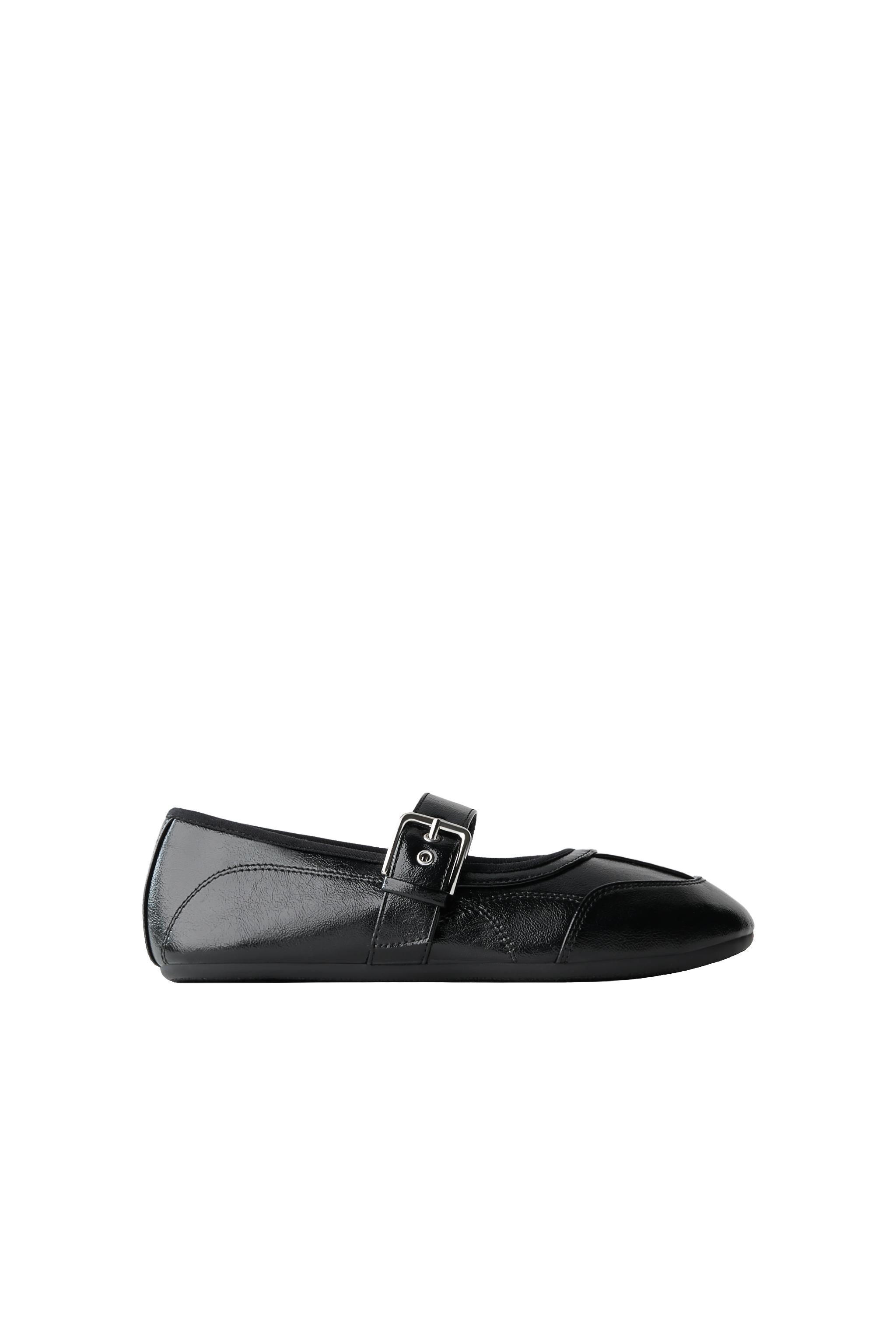 БАЛЕТКИ С ПРЯЖКОЙ — ZARA
