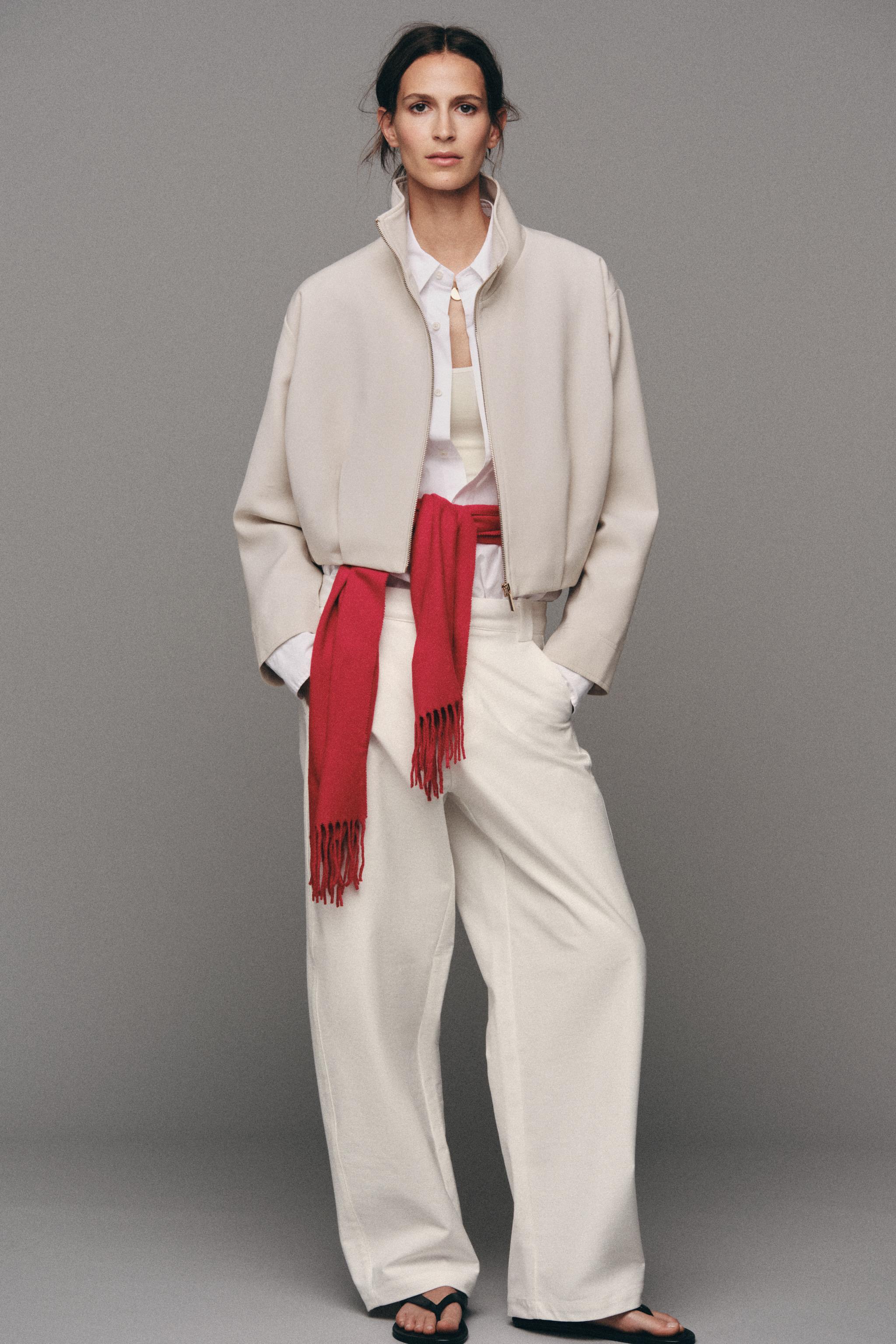 Бомбер с высоким воротником — ZARA