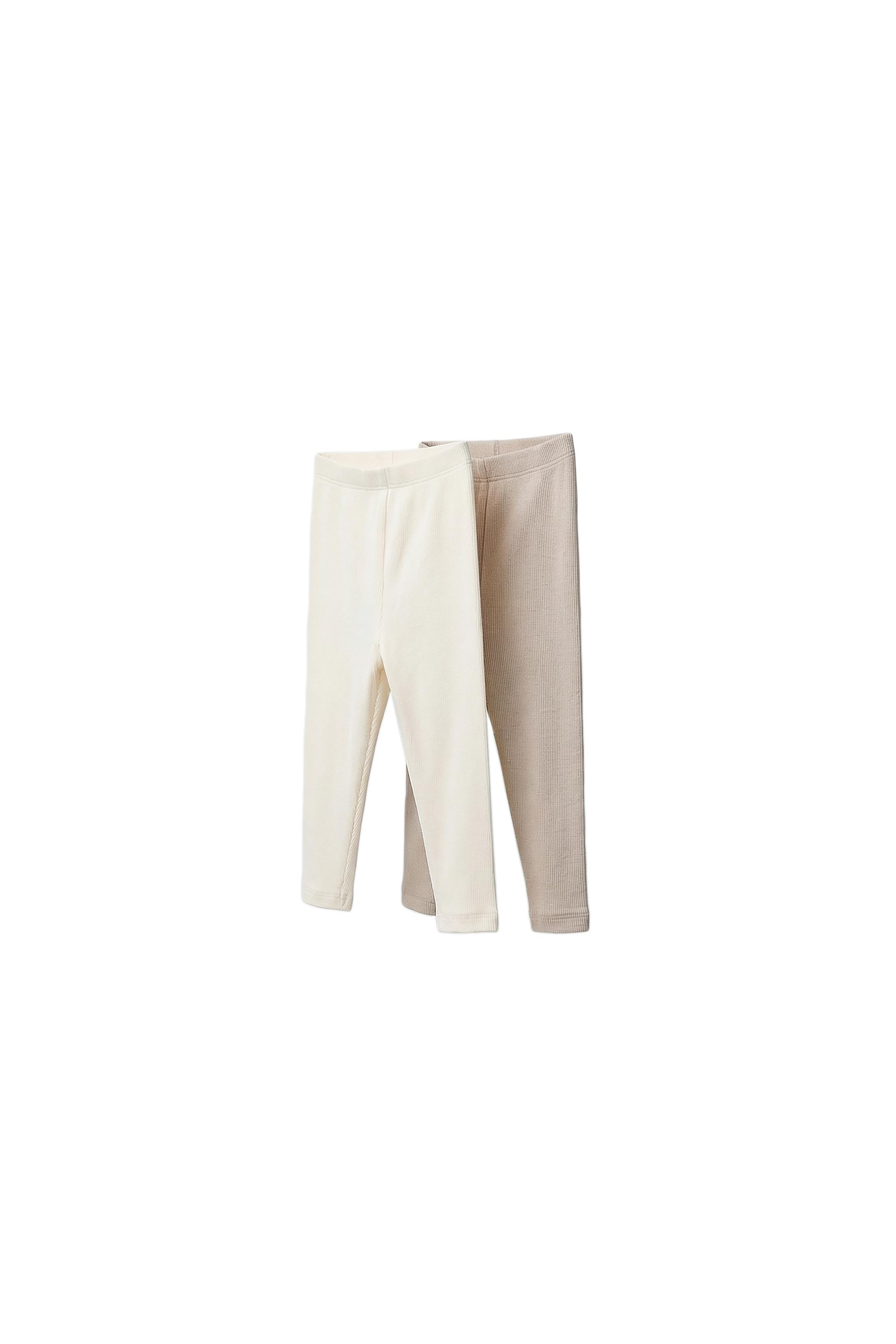 Леггинсы однотонные фактурные, набор из 2 шт — ZARA