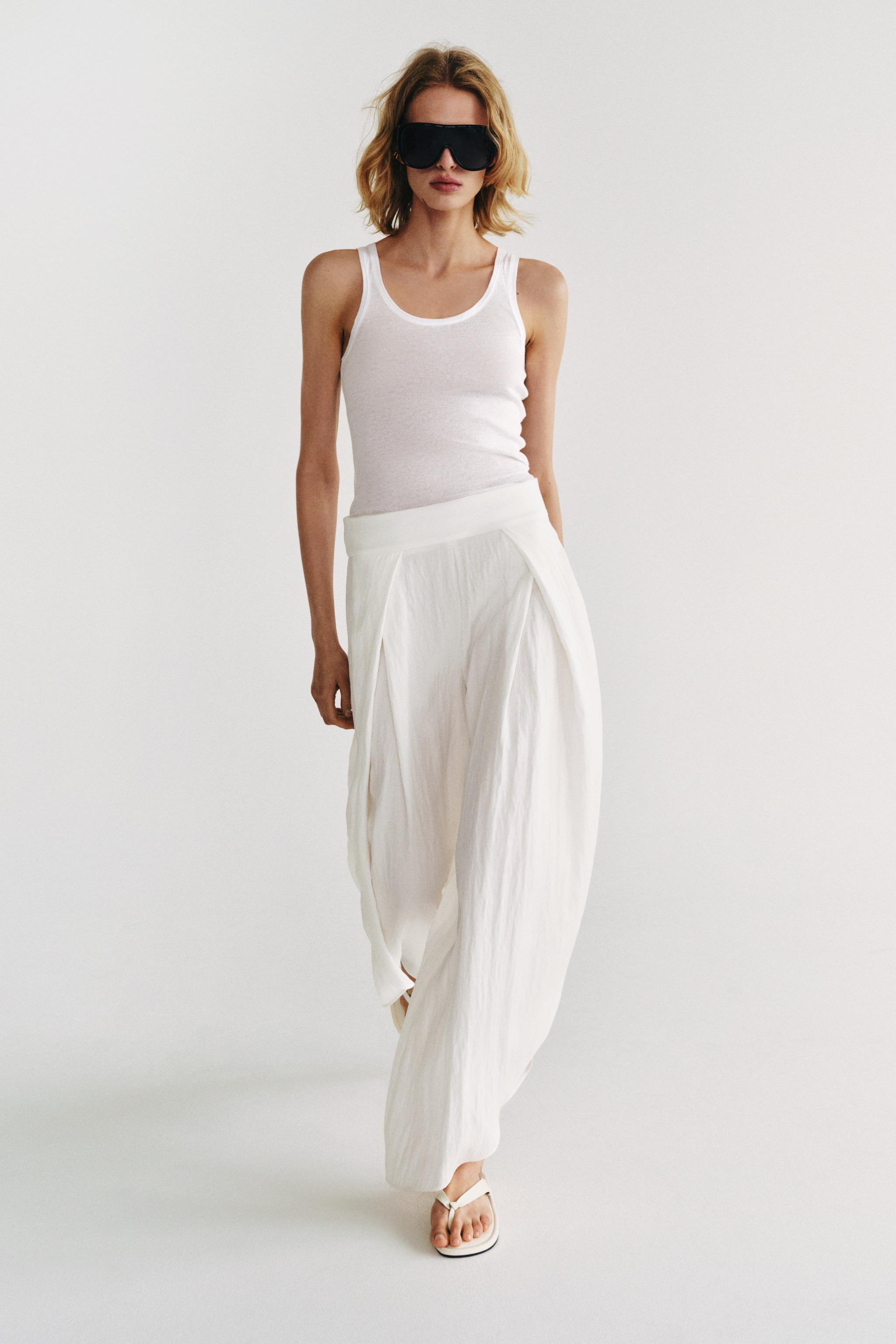 Брюки ZW COLLECTION с разрезами — ZARA