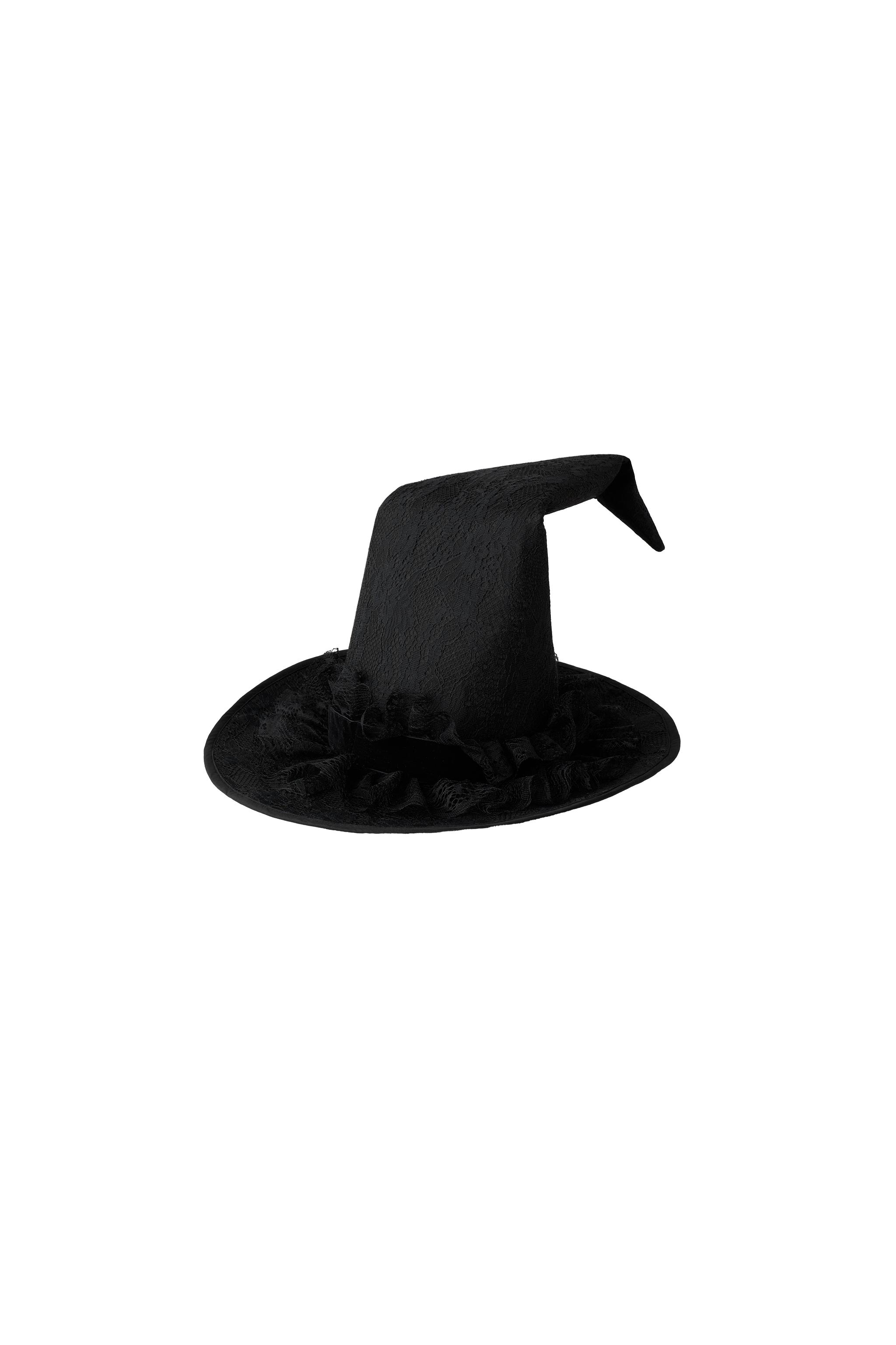LACE WITCH COSTUME HAT — ZARA