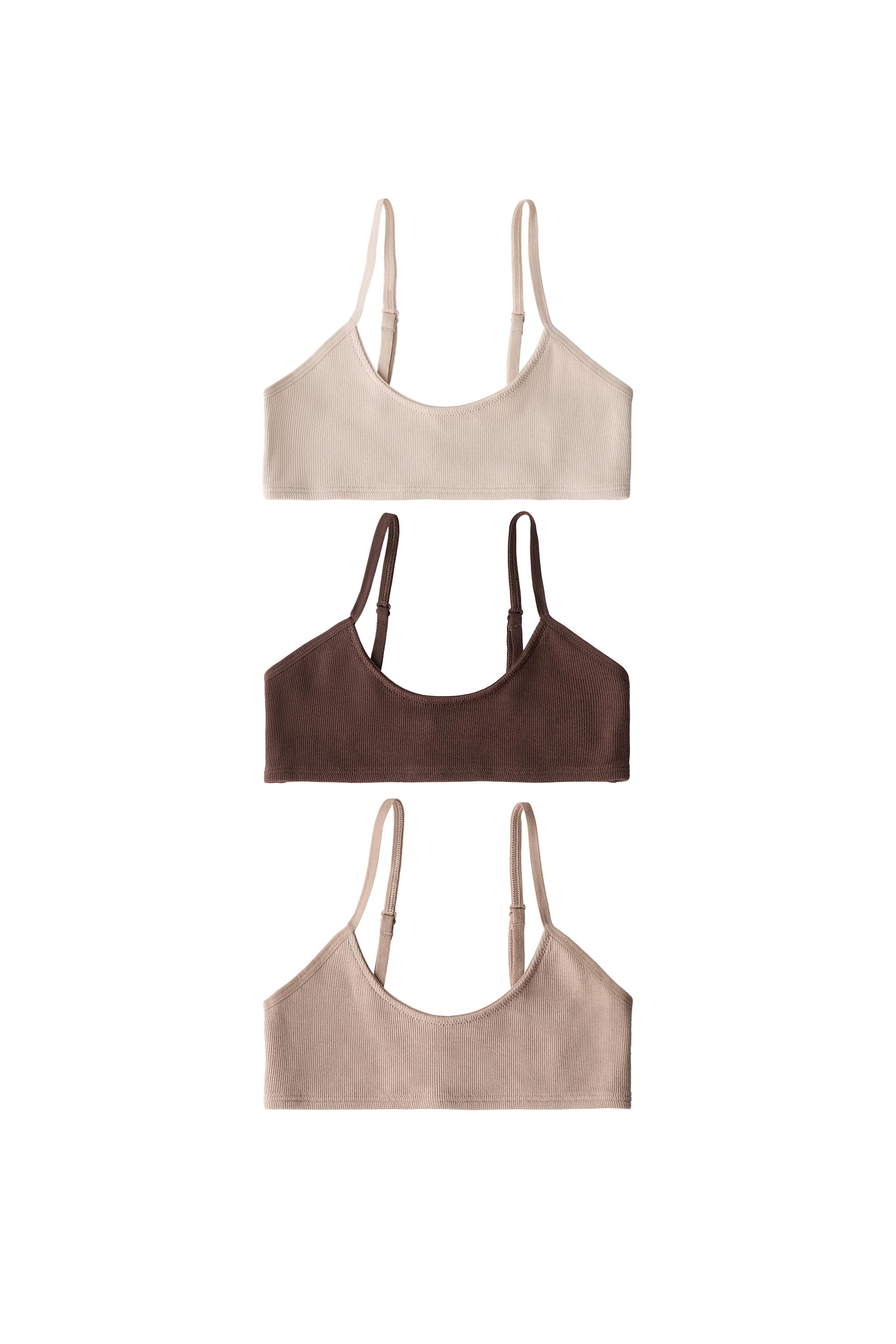 Набор из 3 фактурных топов 8-14 лет — ZARA
