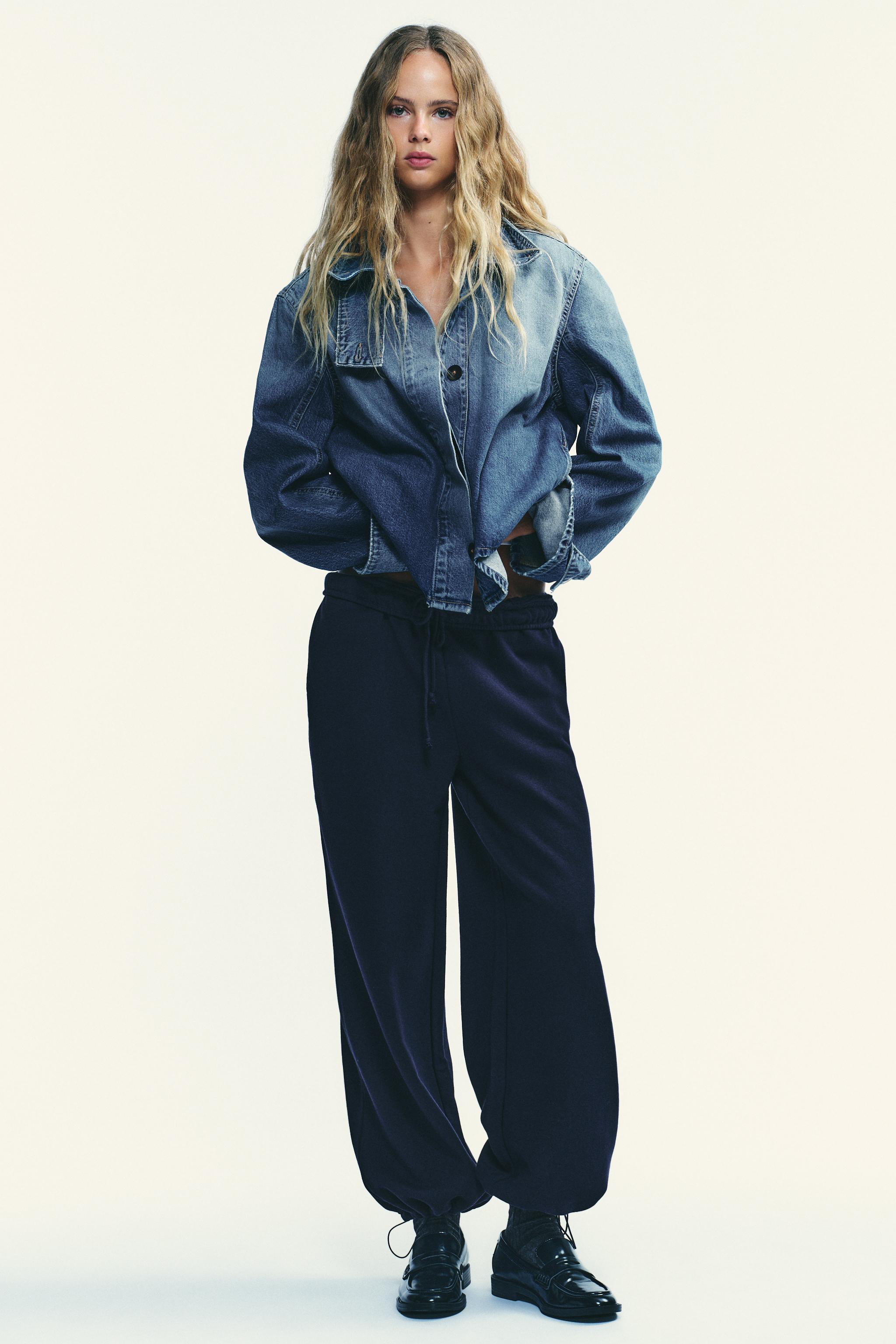 Базовые брюки из плюша с прямыми штанинами и регулируемыми низами — ZARA