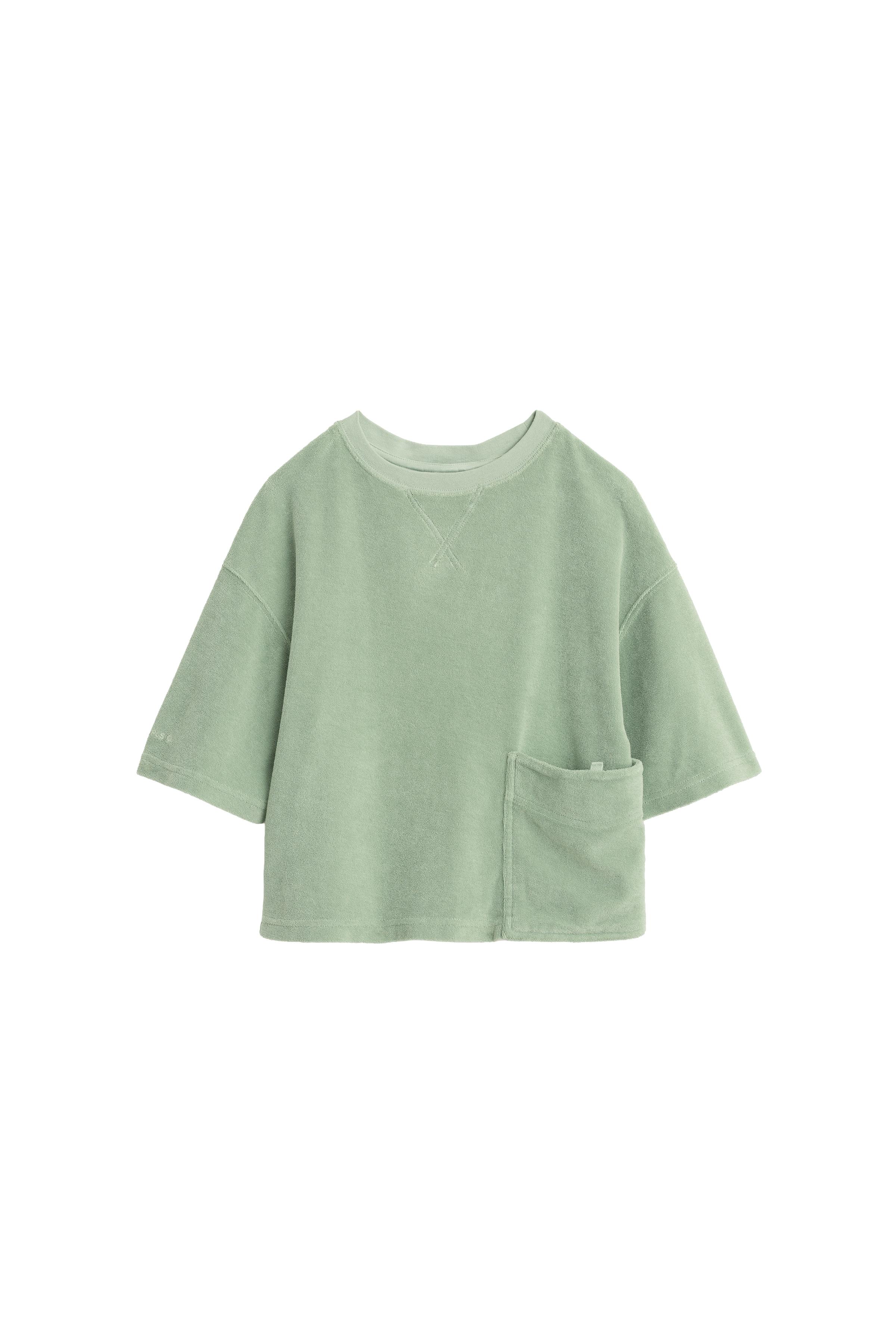 ФУТБОЛКА ИЗ МАХРОВОЙ ТКАНИ — ZARA